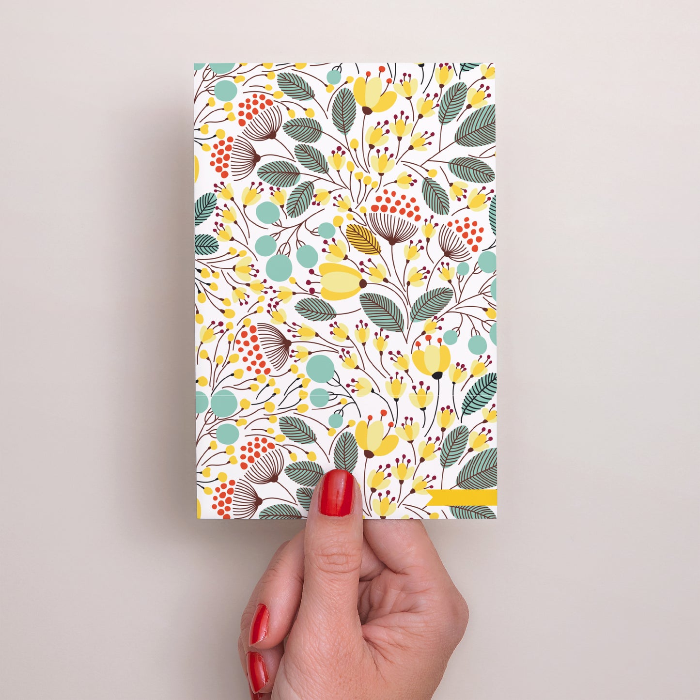 Faire-part Mariage Portrait Fleurs des champs photo N° 3