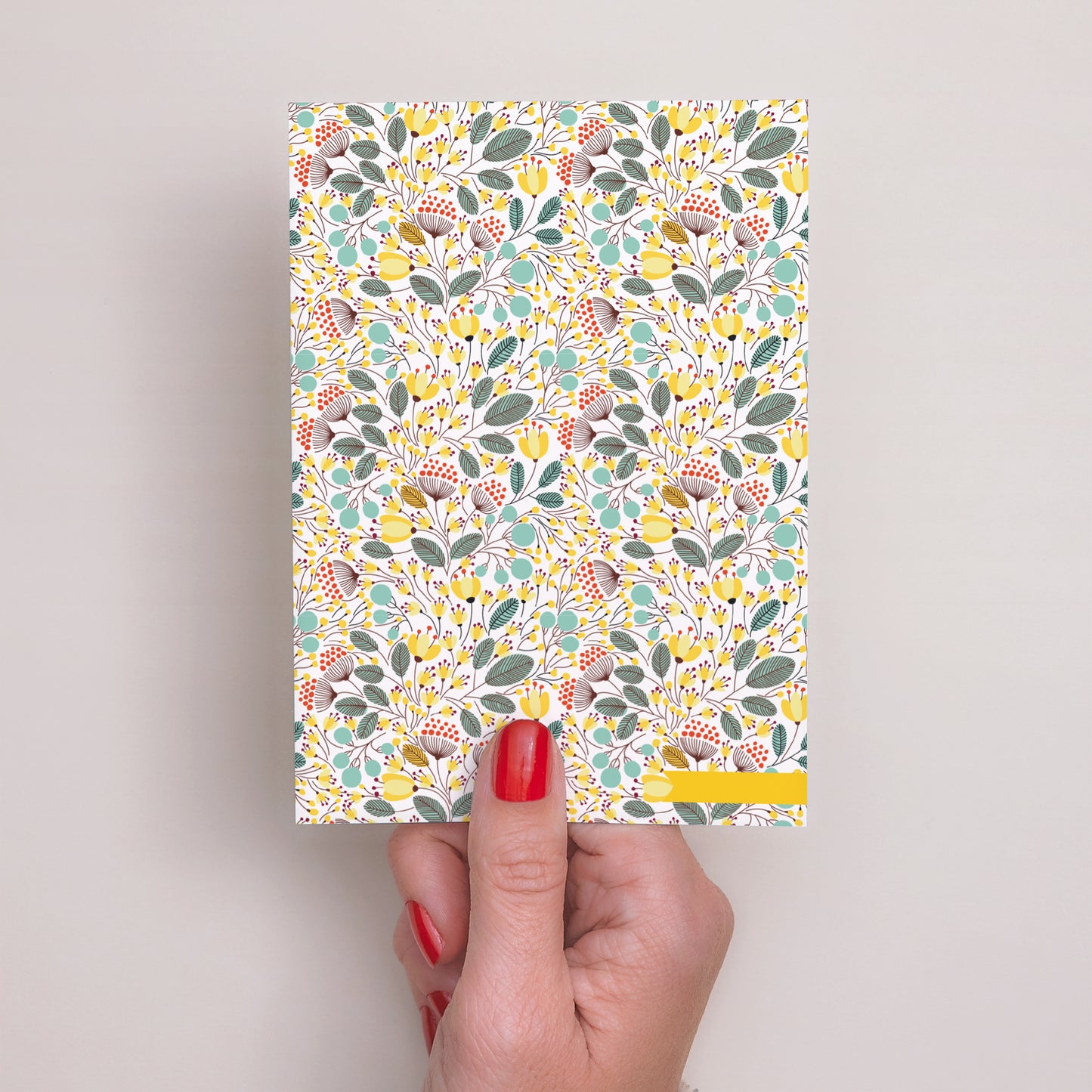 Save the date Mariage Portrait Fleurs des champs photo N° 3