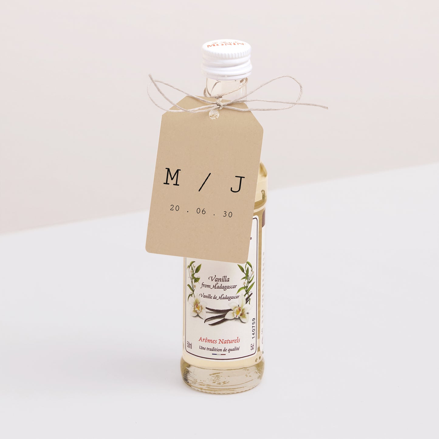 Etiquette perforée Mariage Fanion Notre histoire photo N° 3