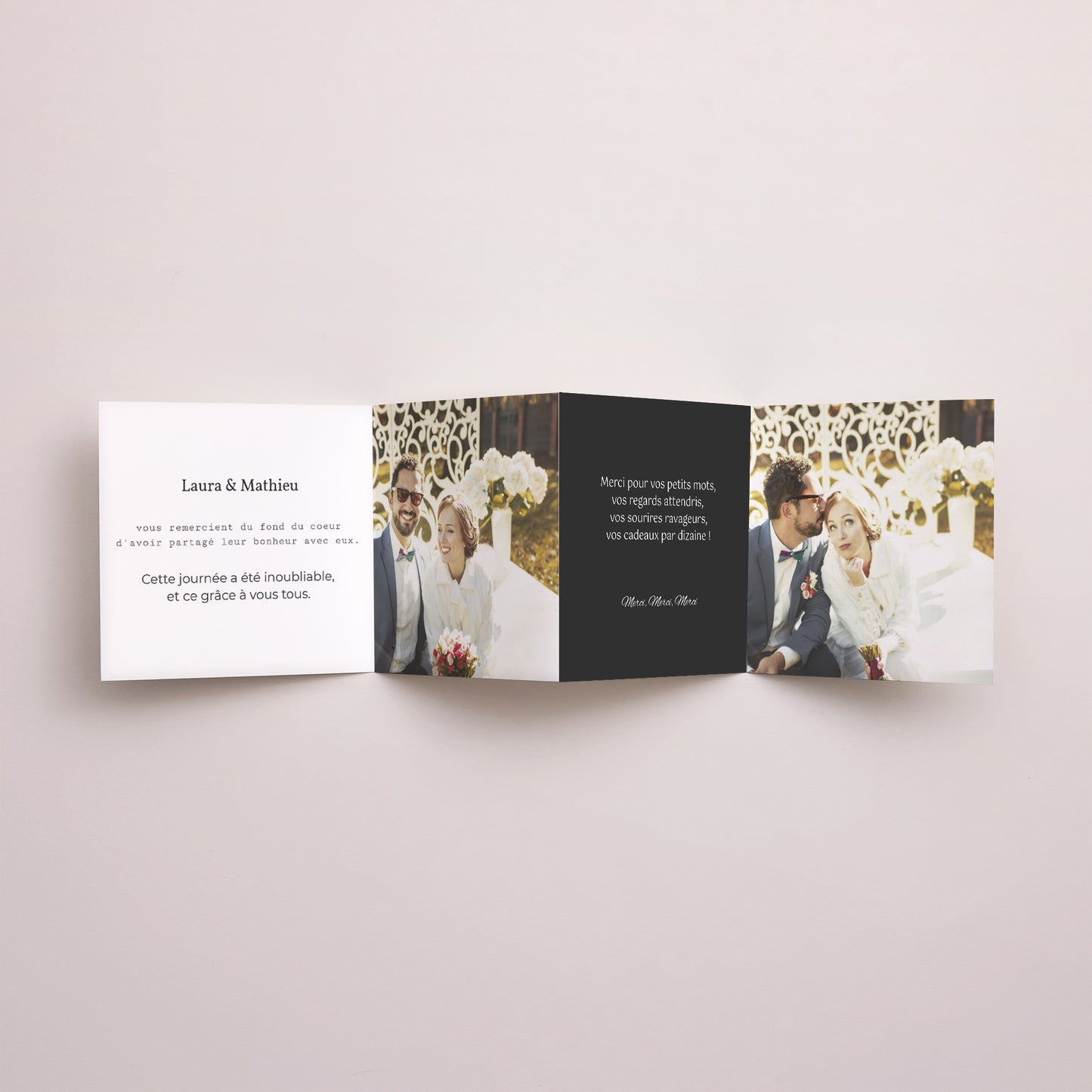 Remerciements Mariage Accordéon Mr & Mrs photo N° 3