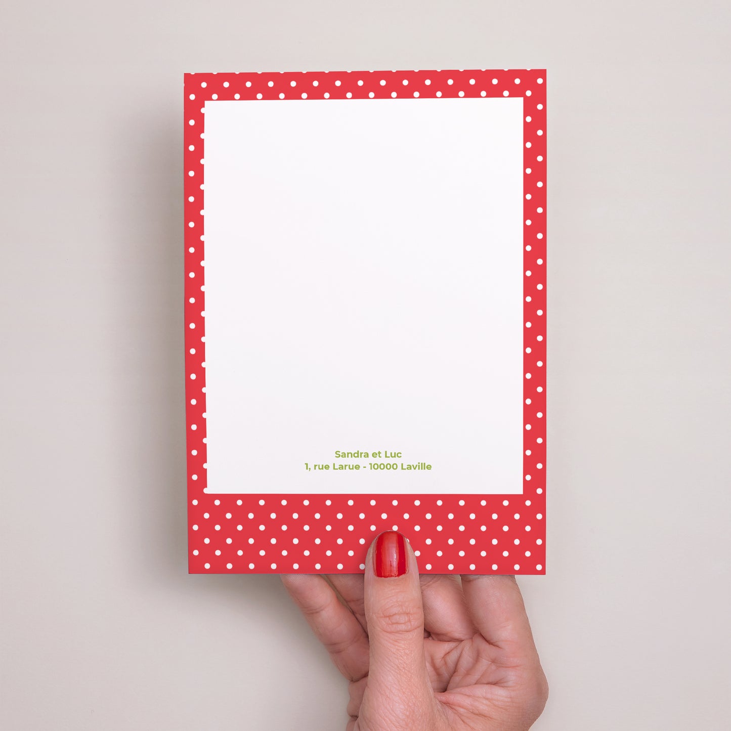 Carte de voeux Fin d'année Portrait Une belle année photo N° 3