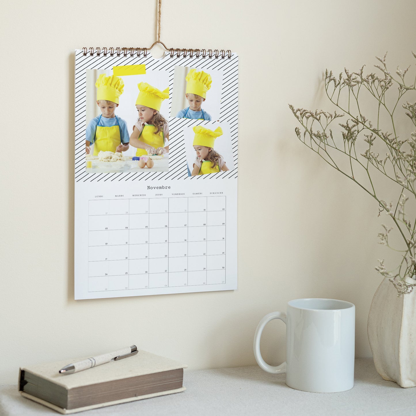 Calendrier Fin d'année Mural A4 Pop photo N° 3