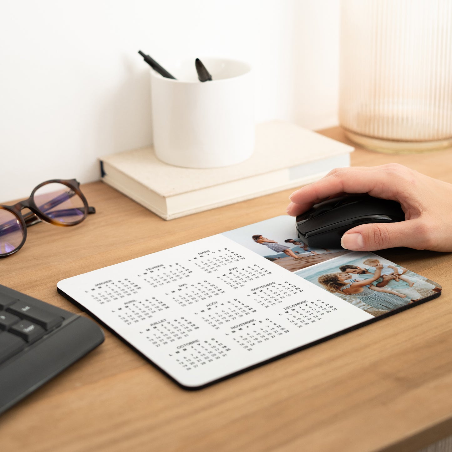 Tapis de souris Fin d'année Rectangle Super Année photo N° 2