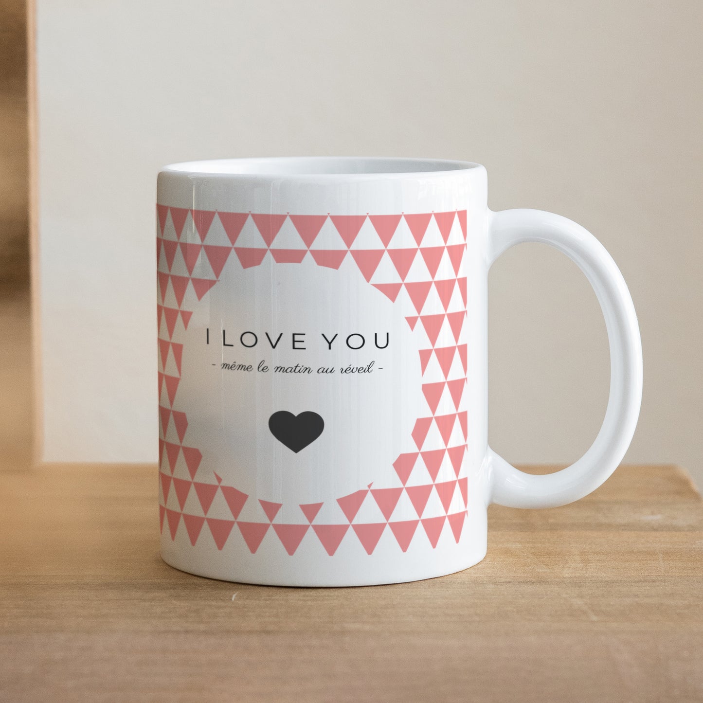 Mug Objets Blanc Mon Valentin photo N° 1