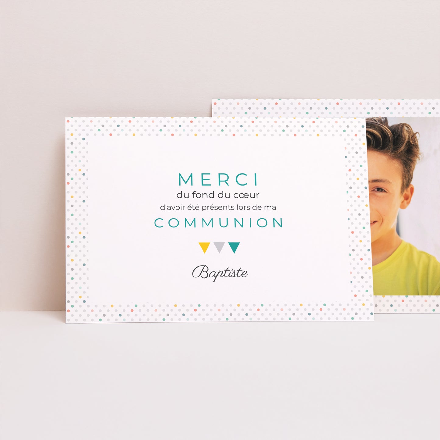 Remerciements Communion Paysage Multi-couleurs photo N° 1