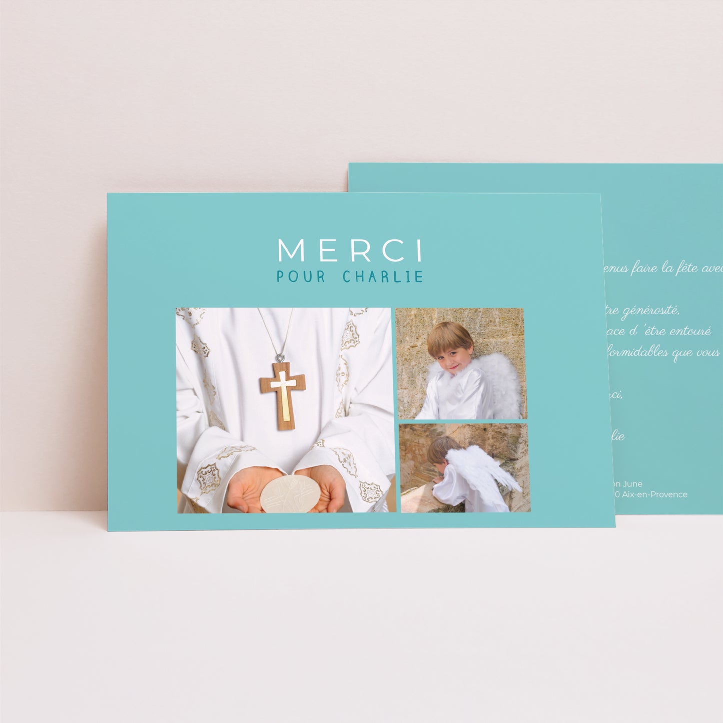 Remerciements Communion Paysage Multi-Typo photo N° 1