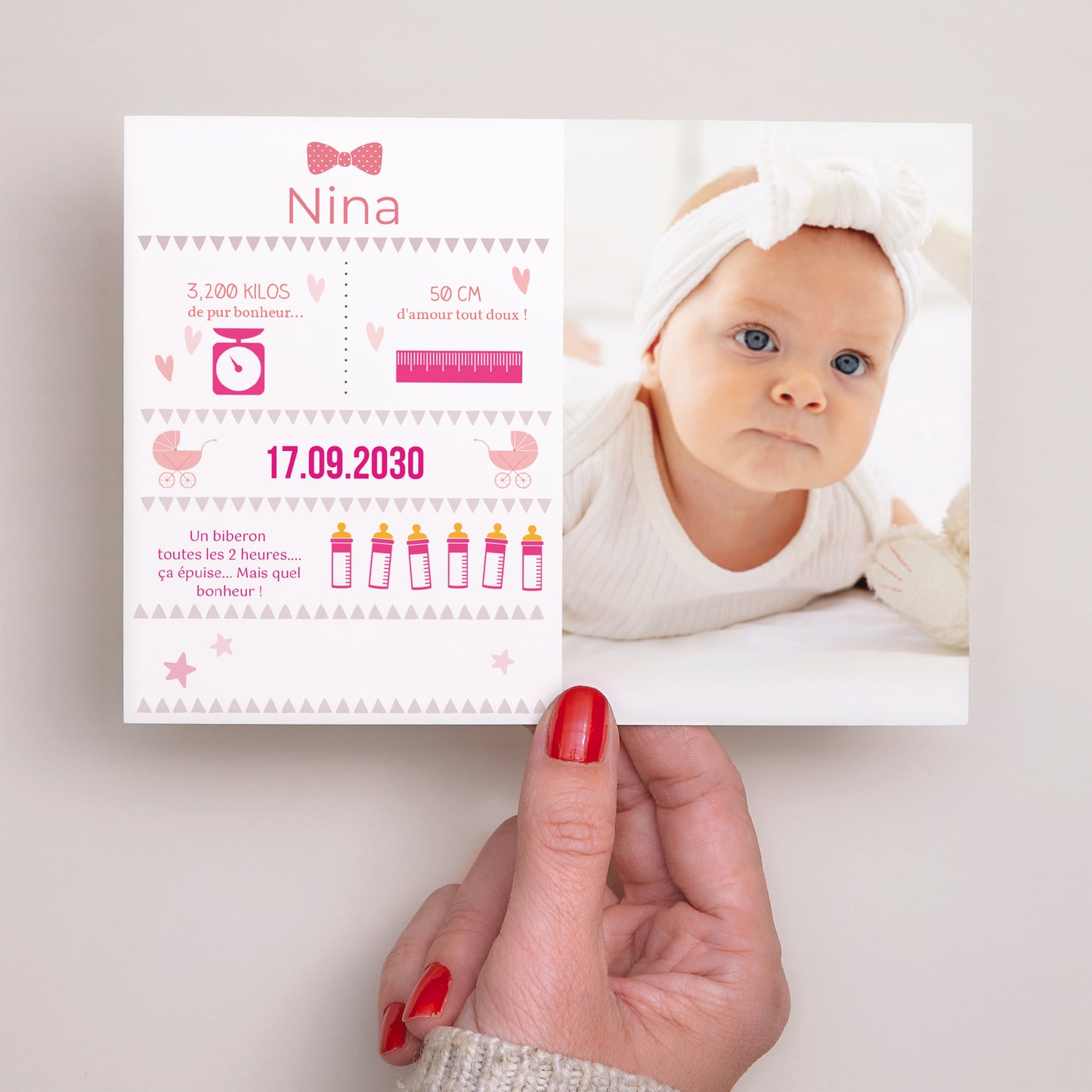 Faire-part Naissance Paysage Jolis Pictos photo N° 3