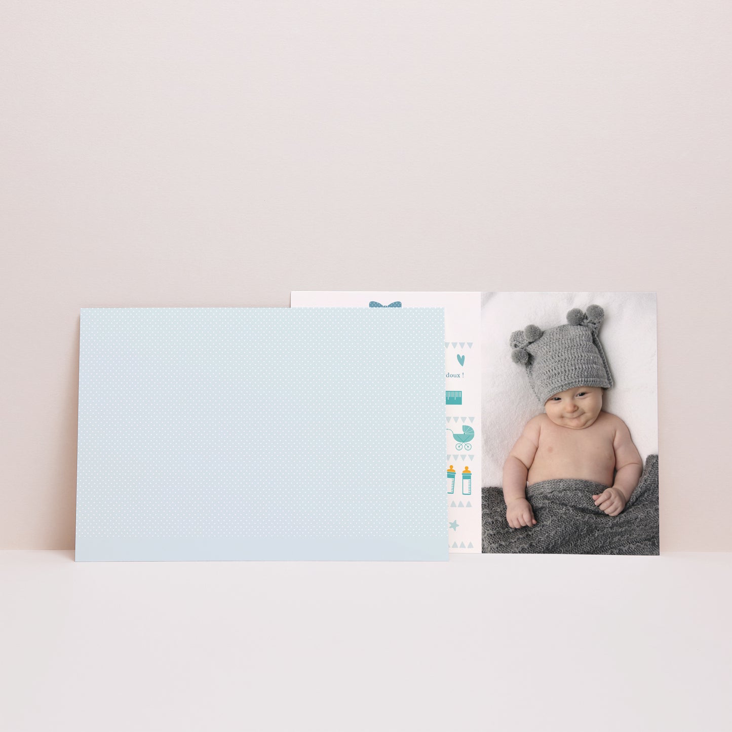 Faire-part Naissance Portrait Petits pictos photo N° 2