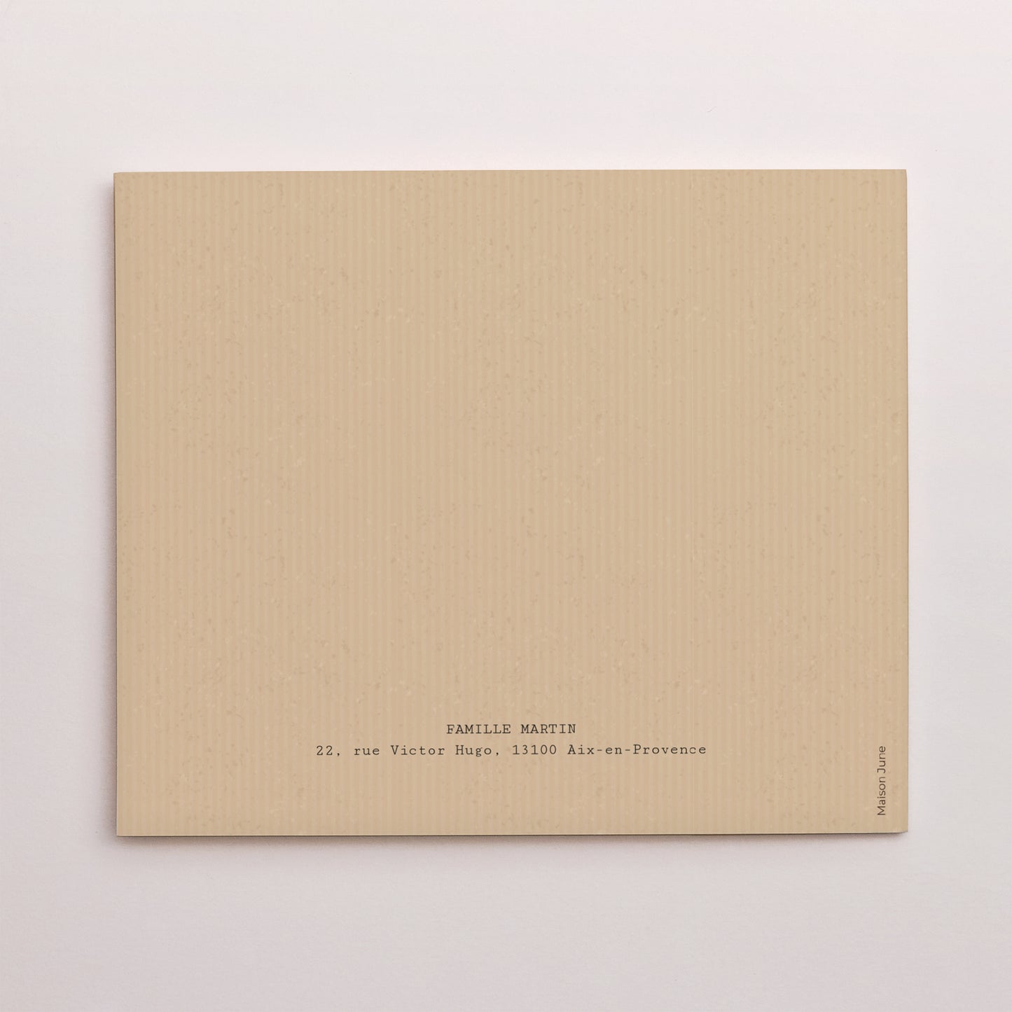 Faire-part Naissance Double volet asymétrique Ticket Naissance photo N° 3