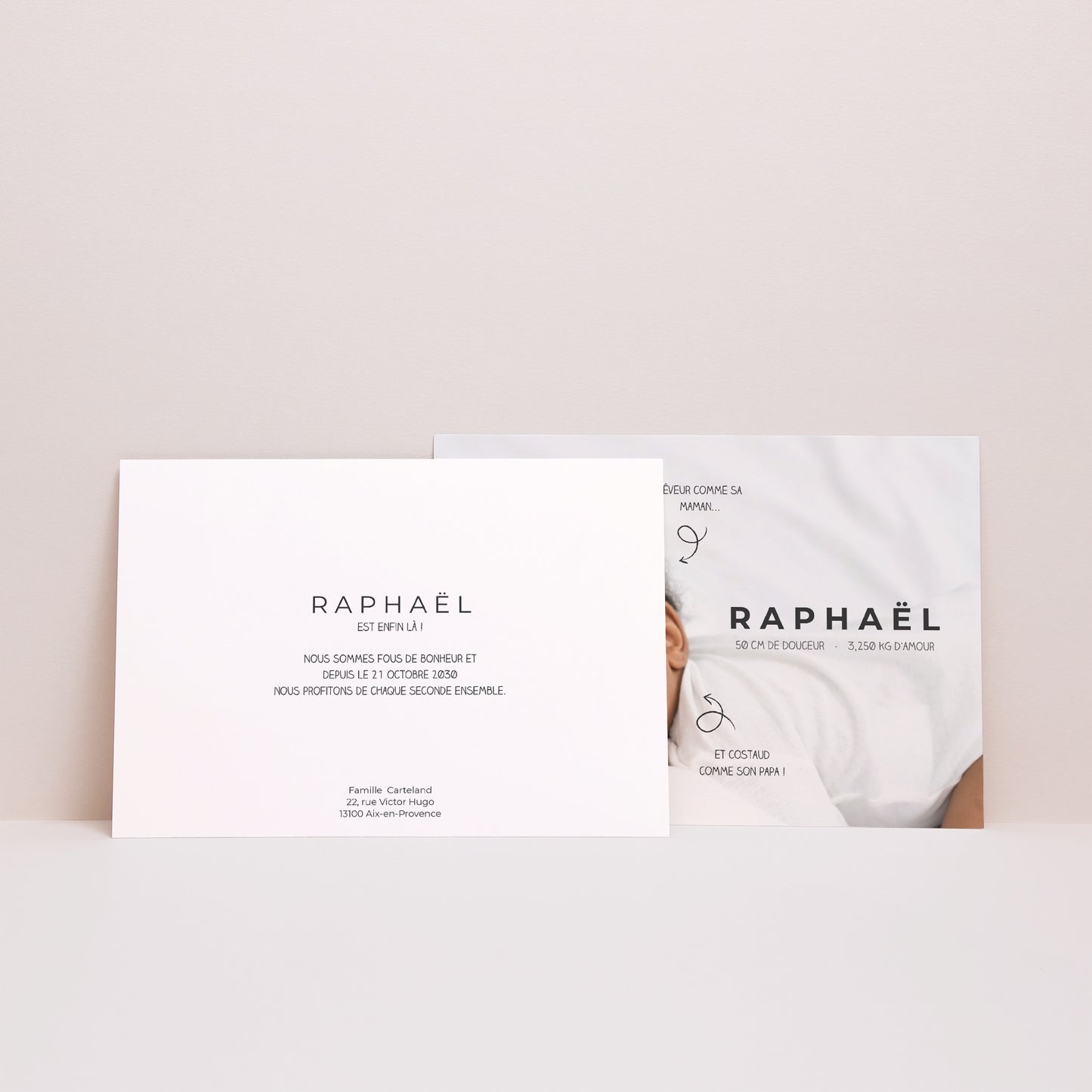 Faire-part Naissance Paysage Petites flèches photo N° 3