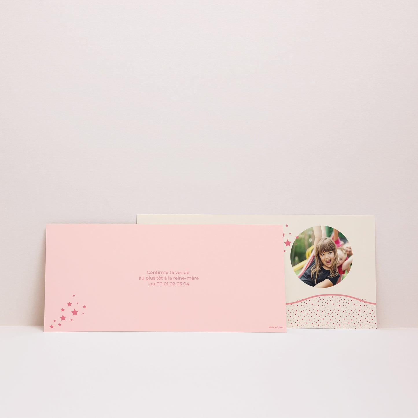 Invitations Anniversaire Enfant Panoramique paysage Au château photo N° 3