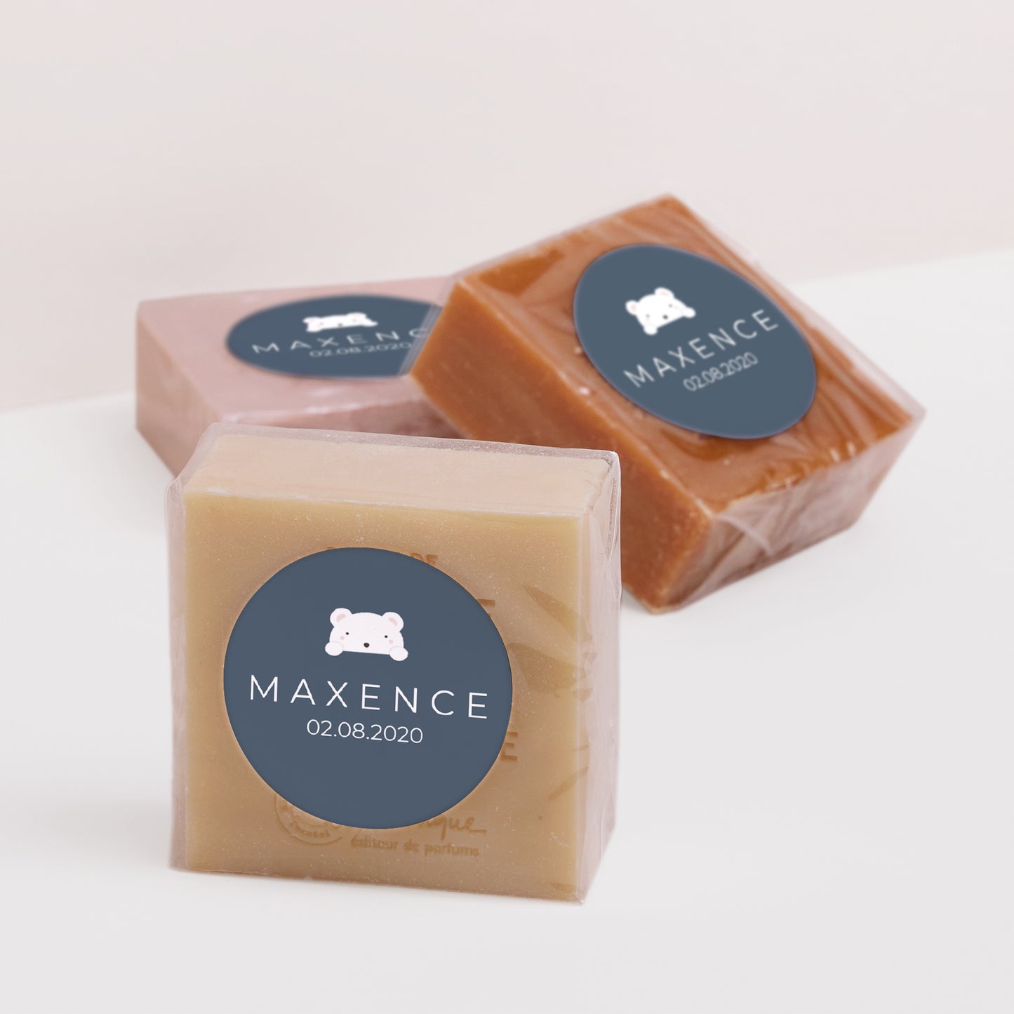 Sticker Naissance Rond Ourson Tendresse photo N° 2