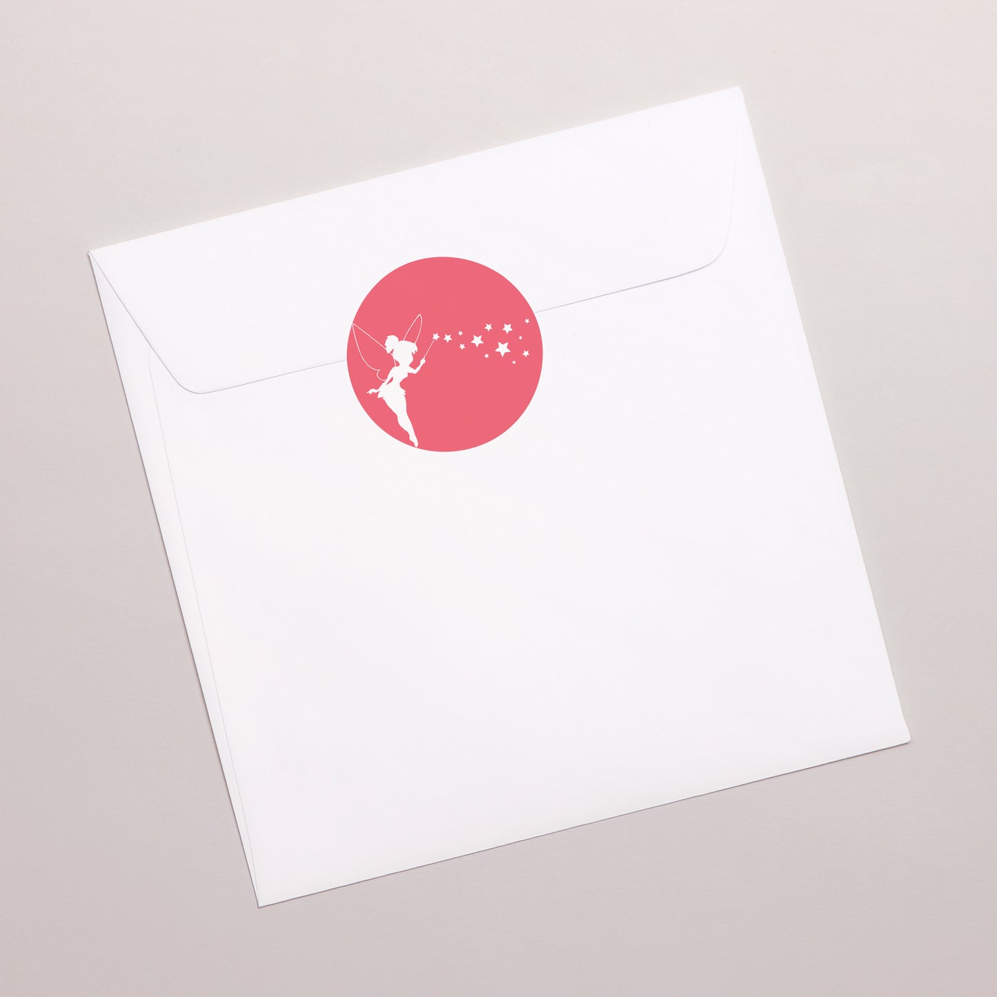 Sticker Naissance Rond Petite fée photo N° 3