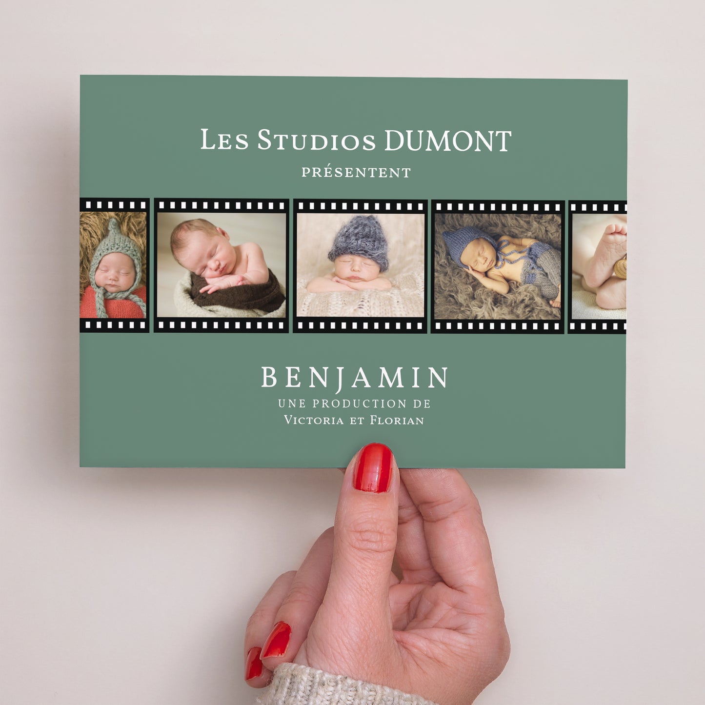 Faire-part Naissance Paysage Cinéma d'auteur ! photo N° 3