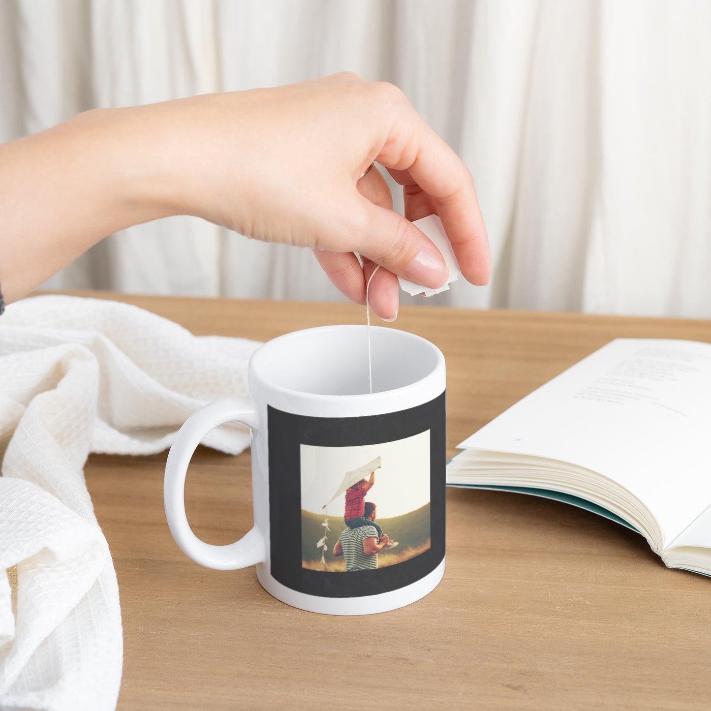 Mug Objets Blanc My hero photo N° 3