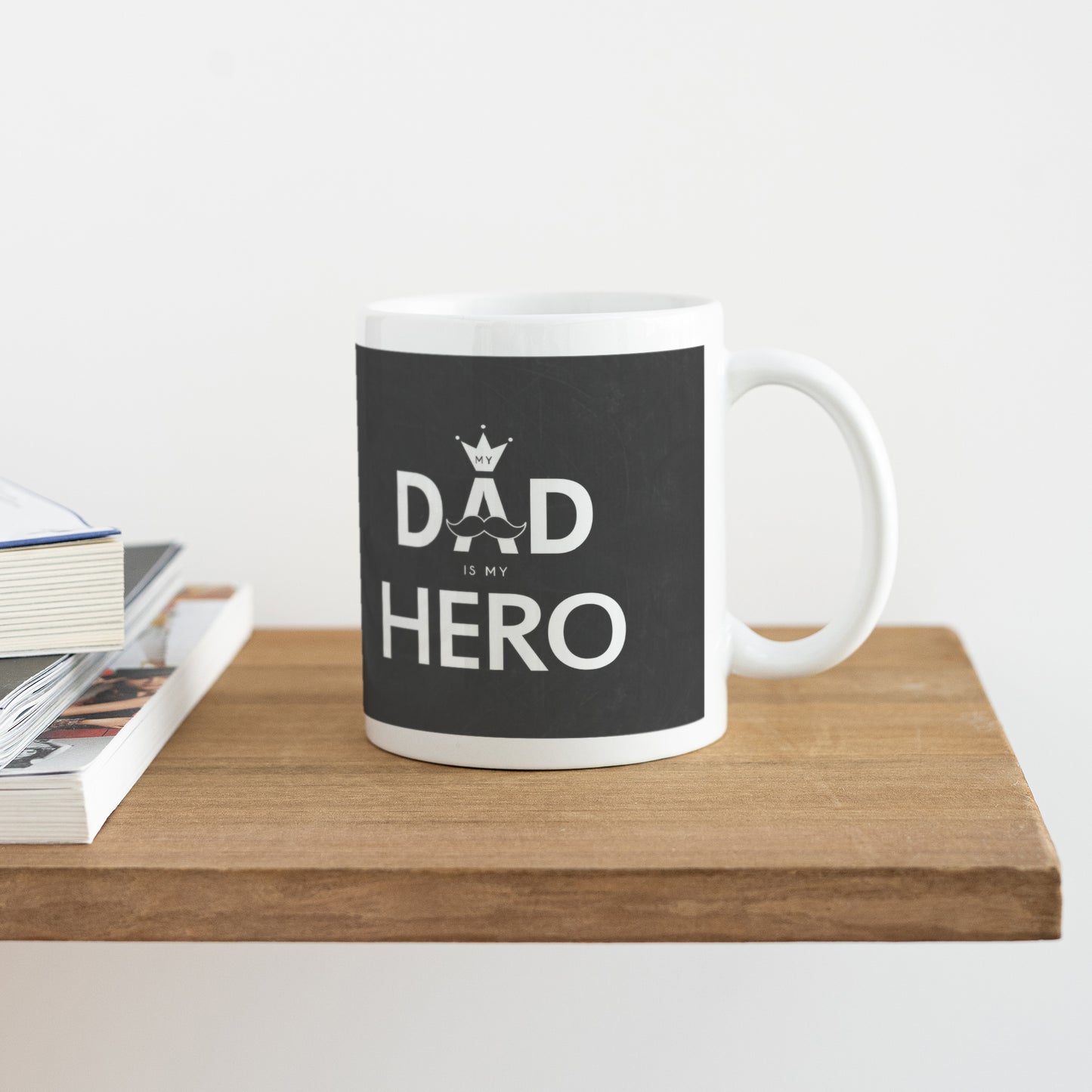 Mug Objets Blanc My hero photo N° 4