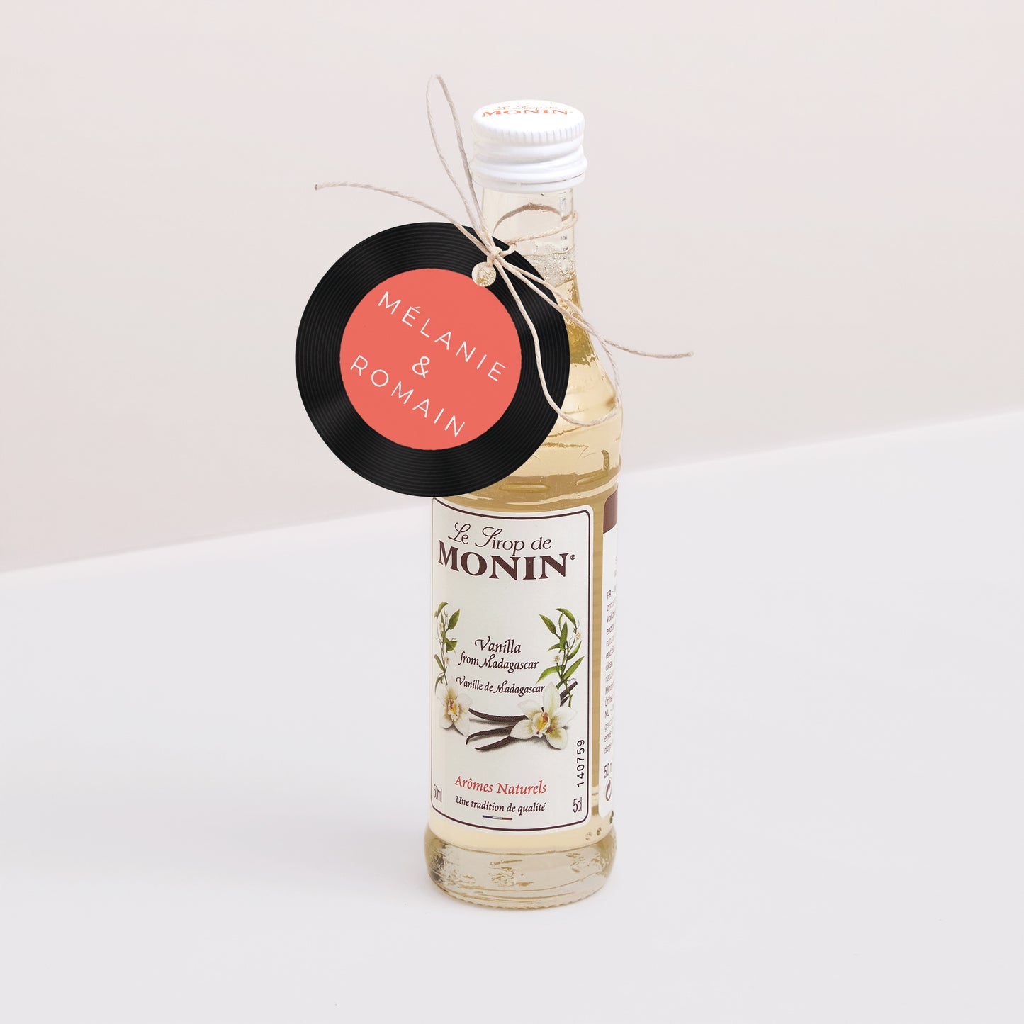 Etiquette perforée Mariage Ronde Disque Vinyl photo N° 3