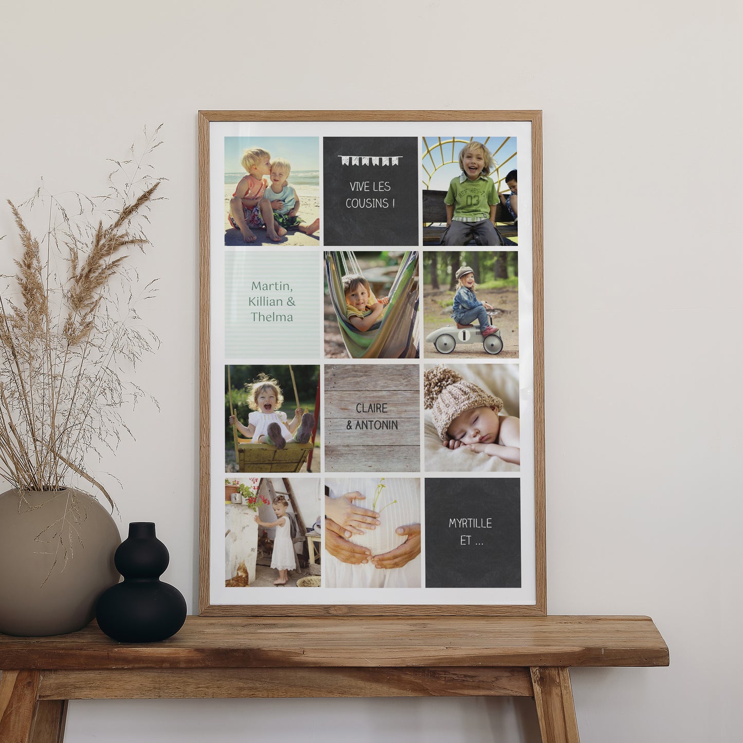 Affiche Photos Portrait 60 x 90 cm Damier Photo Vertical photo N° 2