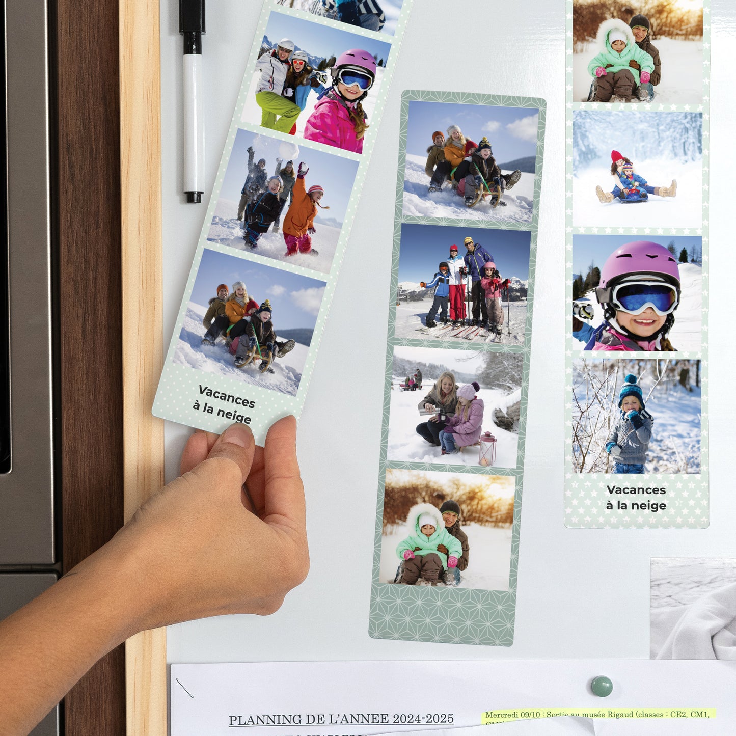 Tirage photo Photos Lot de 3, magnétique Hiver doux photo N° 2