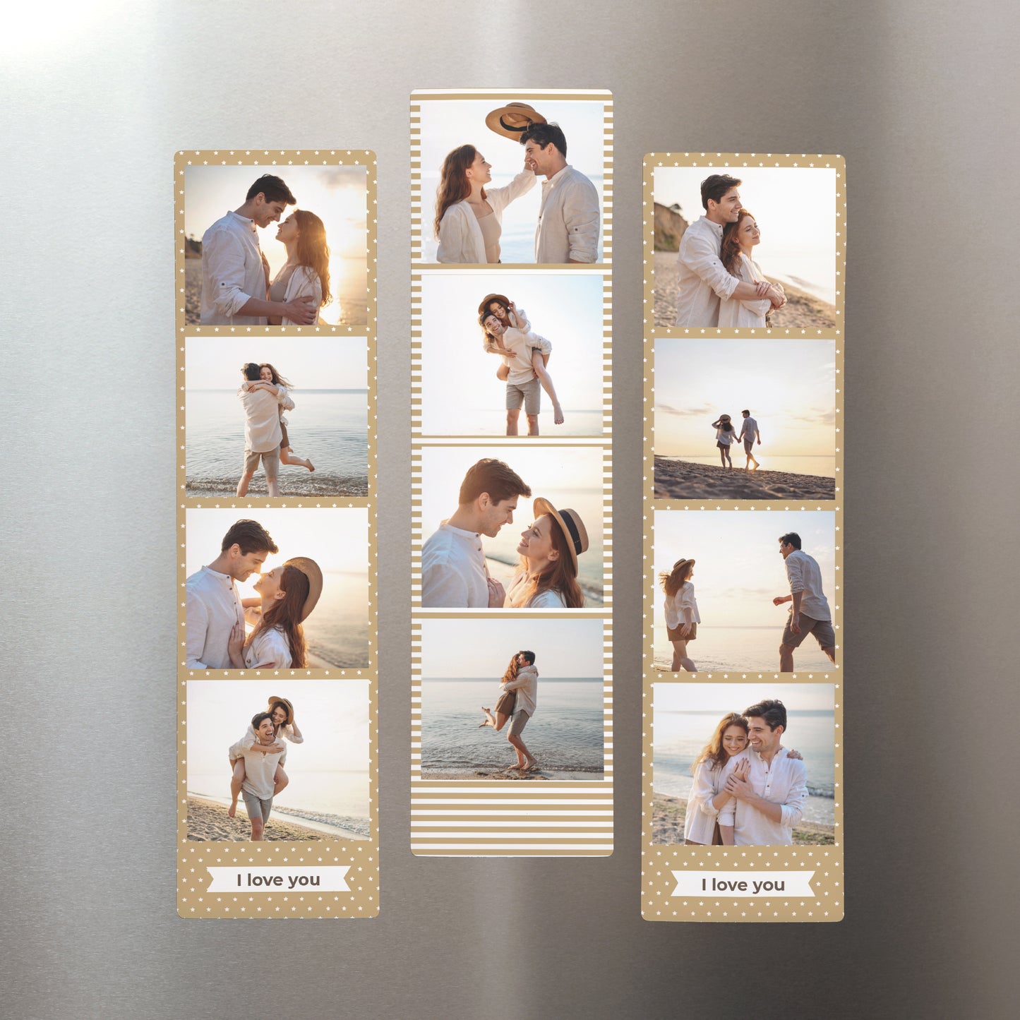 Tirage photo Photos Lot de 3, magnétique Love rose etc... photo N° 1