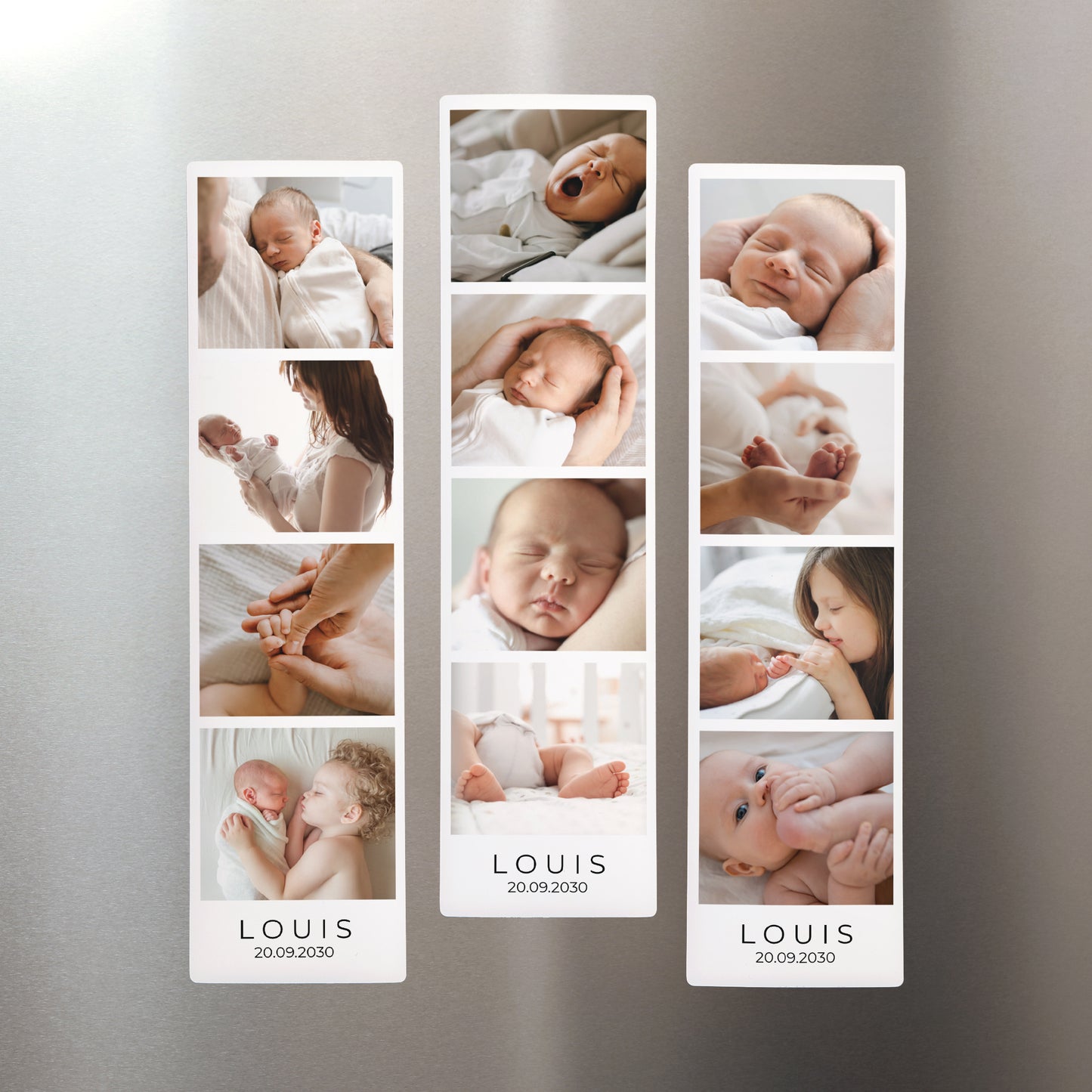 Tirage photo Photos Lot de 3, magnétique Noir Classic photo N° 1