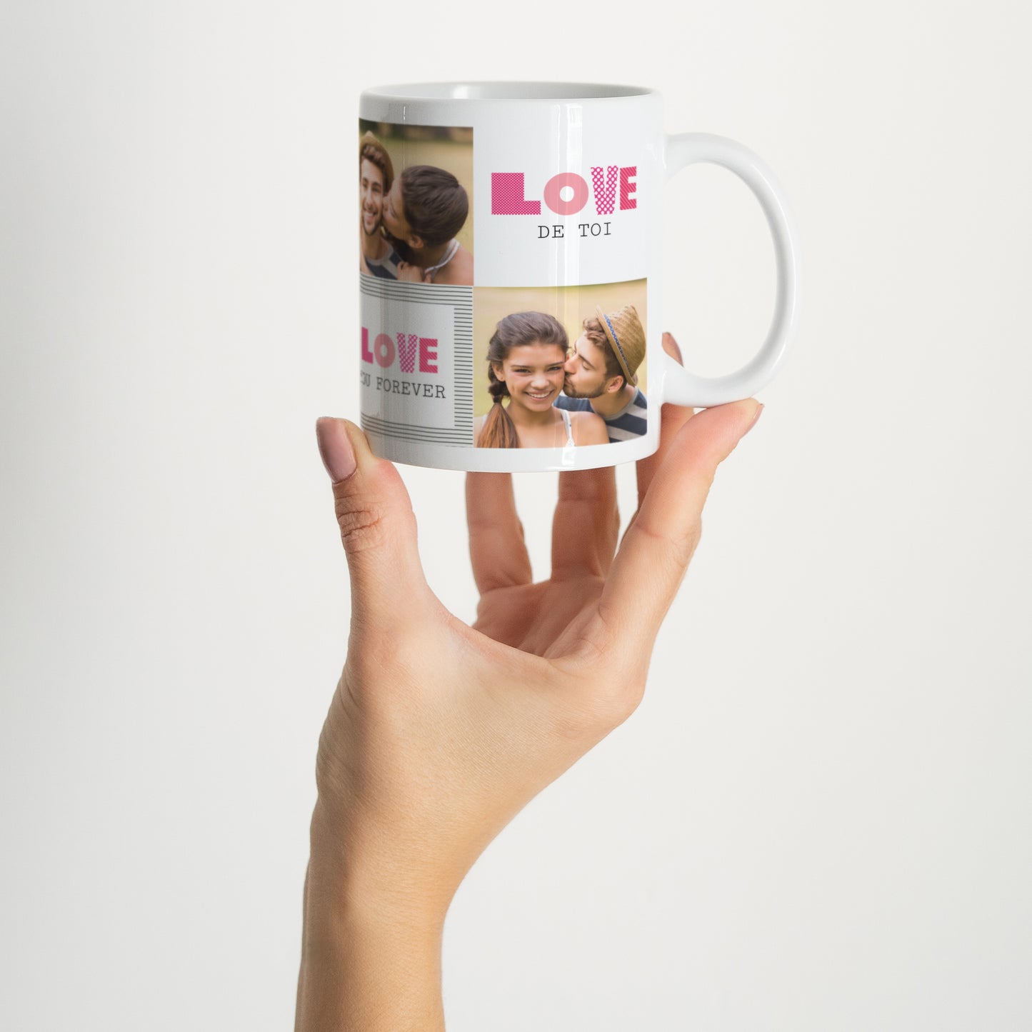 Mug Objets Blanc Love de toi photo N° 2