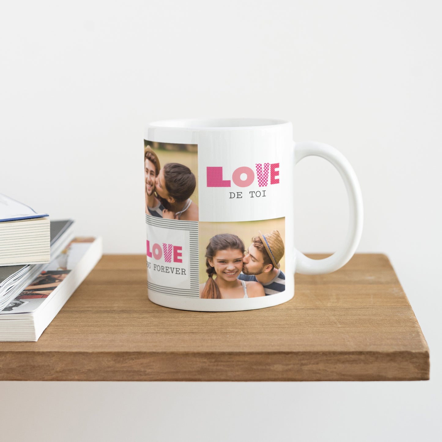 Mug Objets Blanc Love de toi photo N° 4