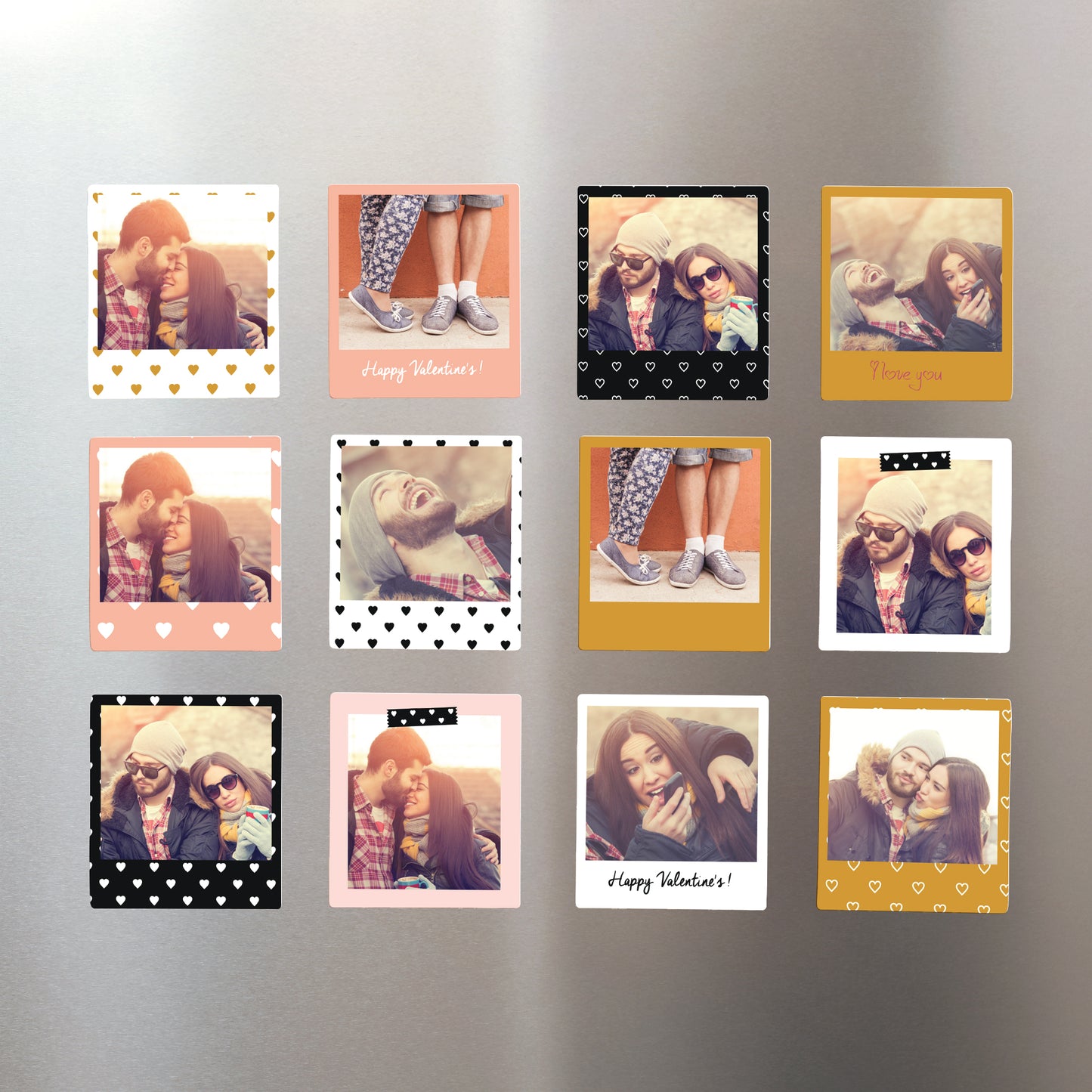 Tirage photo Photos Lot de 12, magnétique Happy Valentine's Day photo N° 1