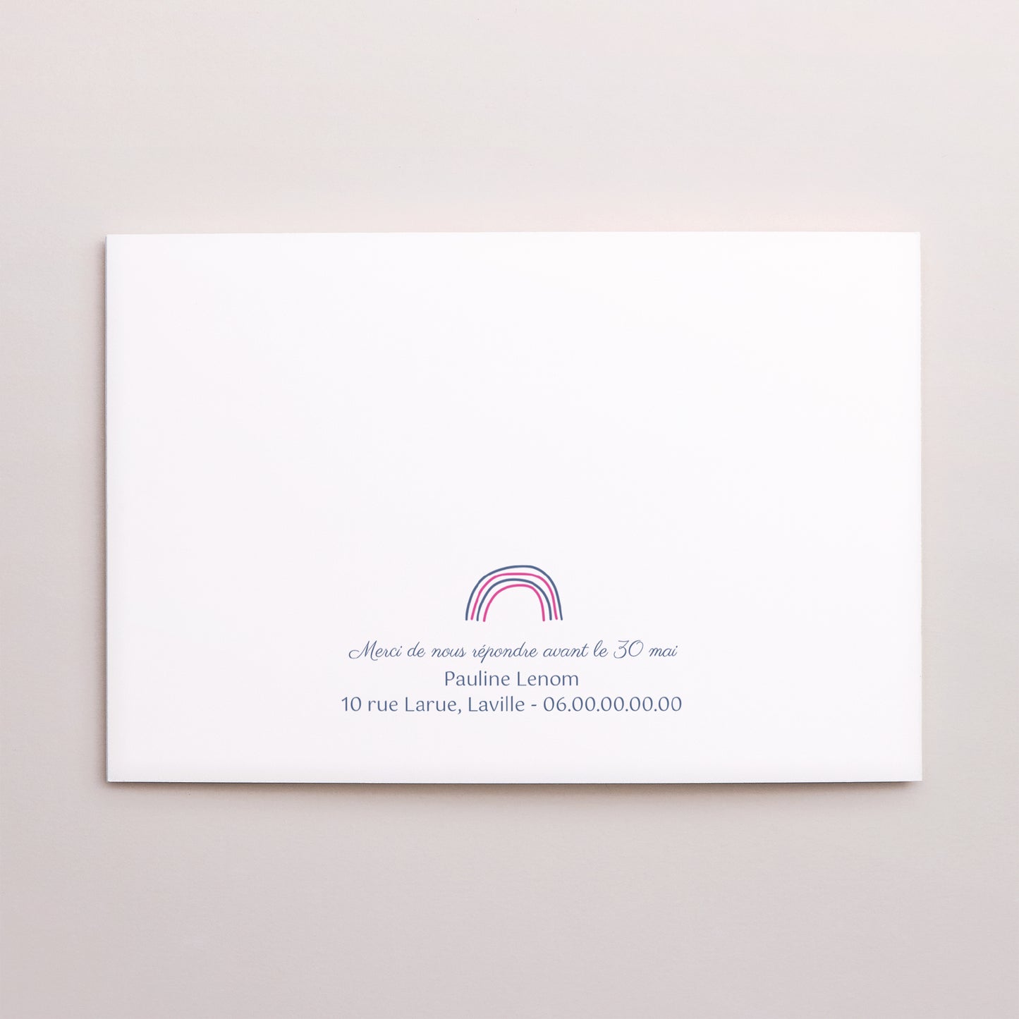 Faire-part Communion Double volet paysage Eucharistie Ecolière photo N° 3