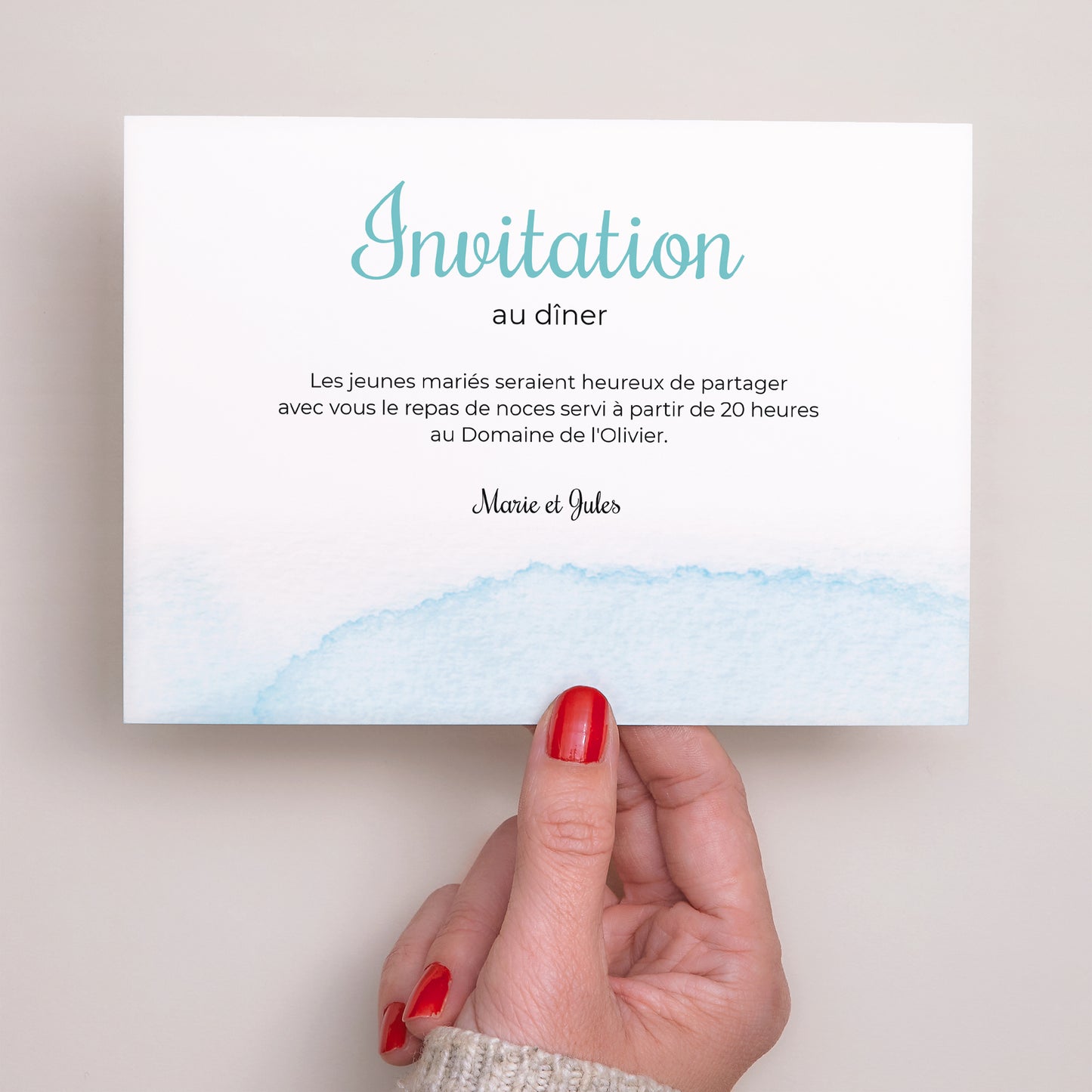 Invitations Mariage Paysage Aquae Sextiae photo N° 3