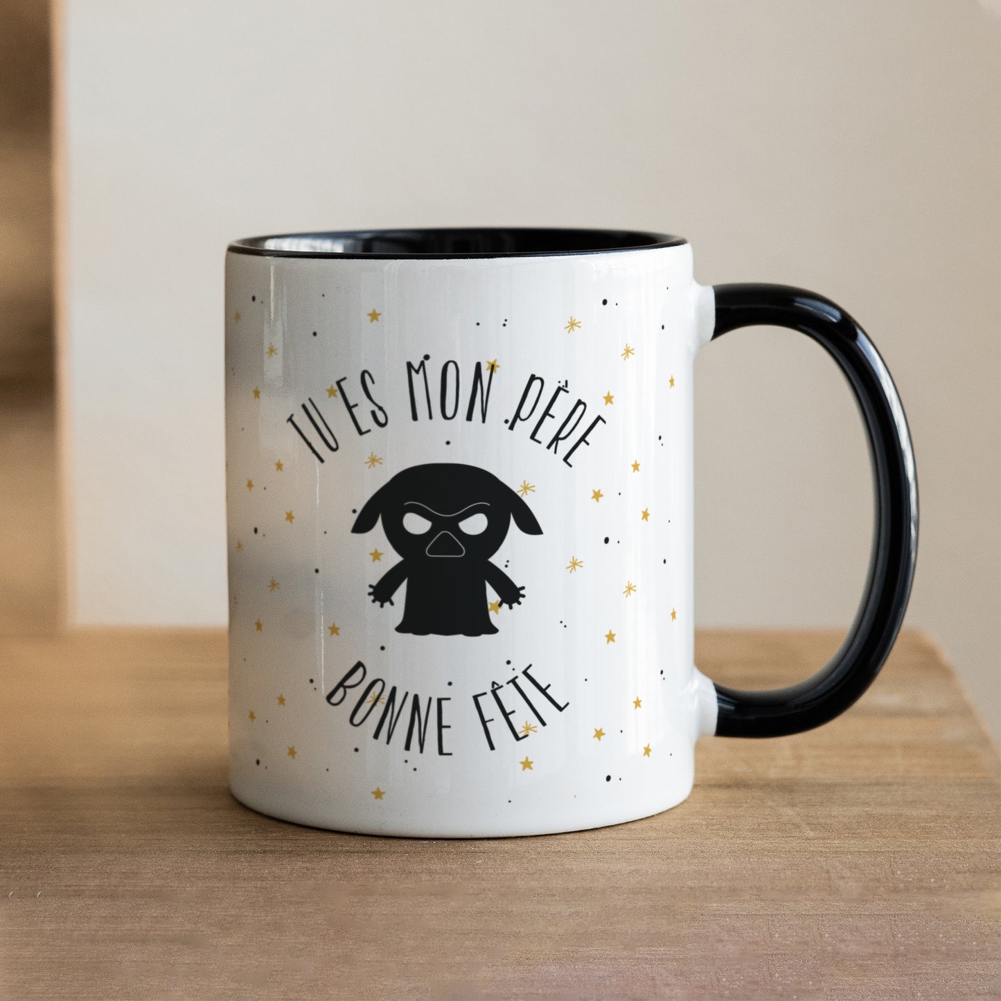 Mug Objets Noir Tu es mon père photo N° 1