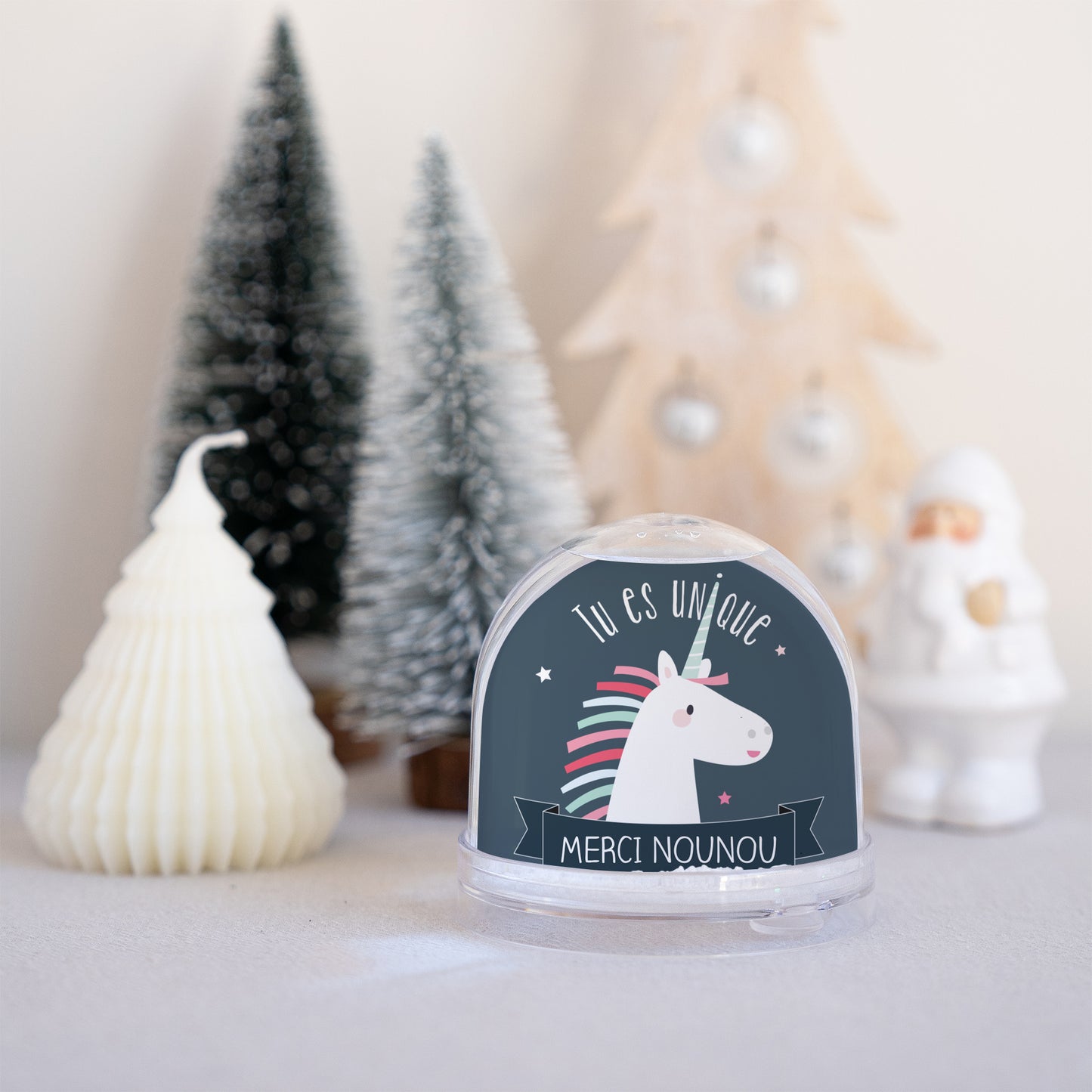 Boule à neige Fin d'année Verre Licorne Magique photo N° 4