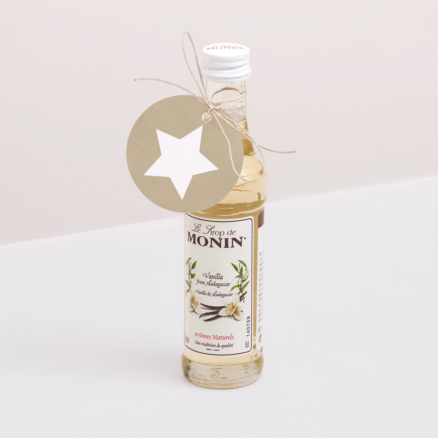 Etiquette perforée Naissance Ronde Kraft Vintage photo N° 3