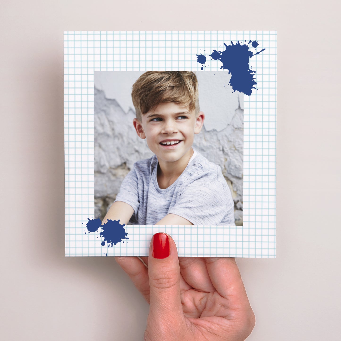 Faire-part Objets Carré L'encre d'écolier photo N° 3