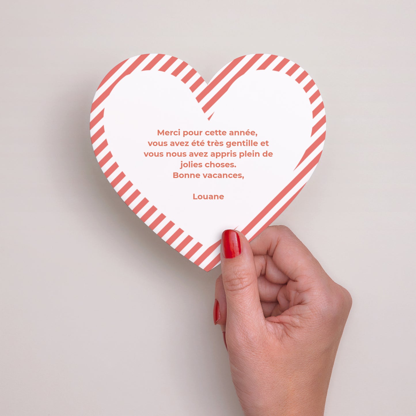 Faire-part Objets Cœur Coeur d'écolier photo N° 3