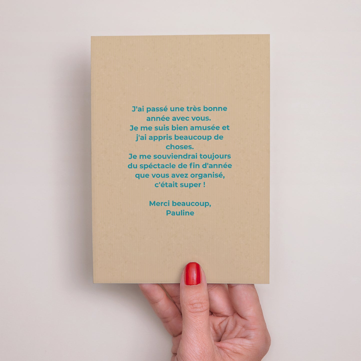 Faire-part Objets Portrait Future Collégienne photo N° 3