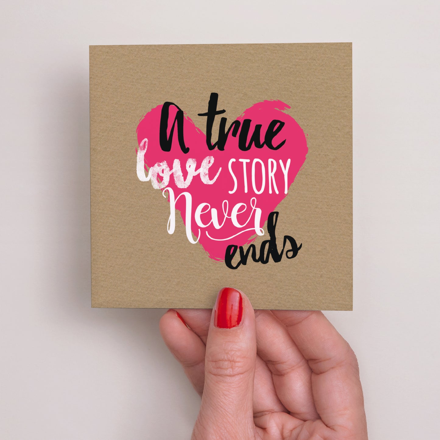 Invitations Mariage Carré Love story photo N° 3