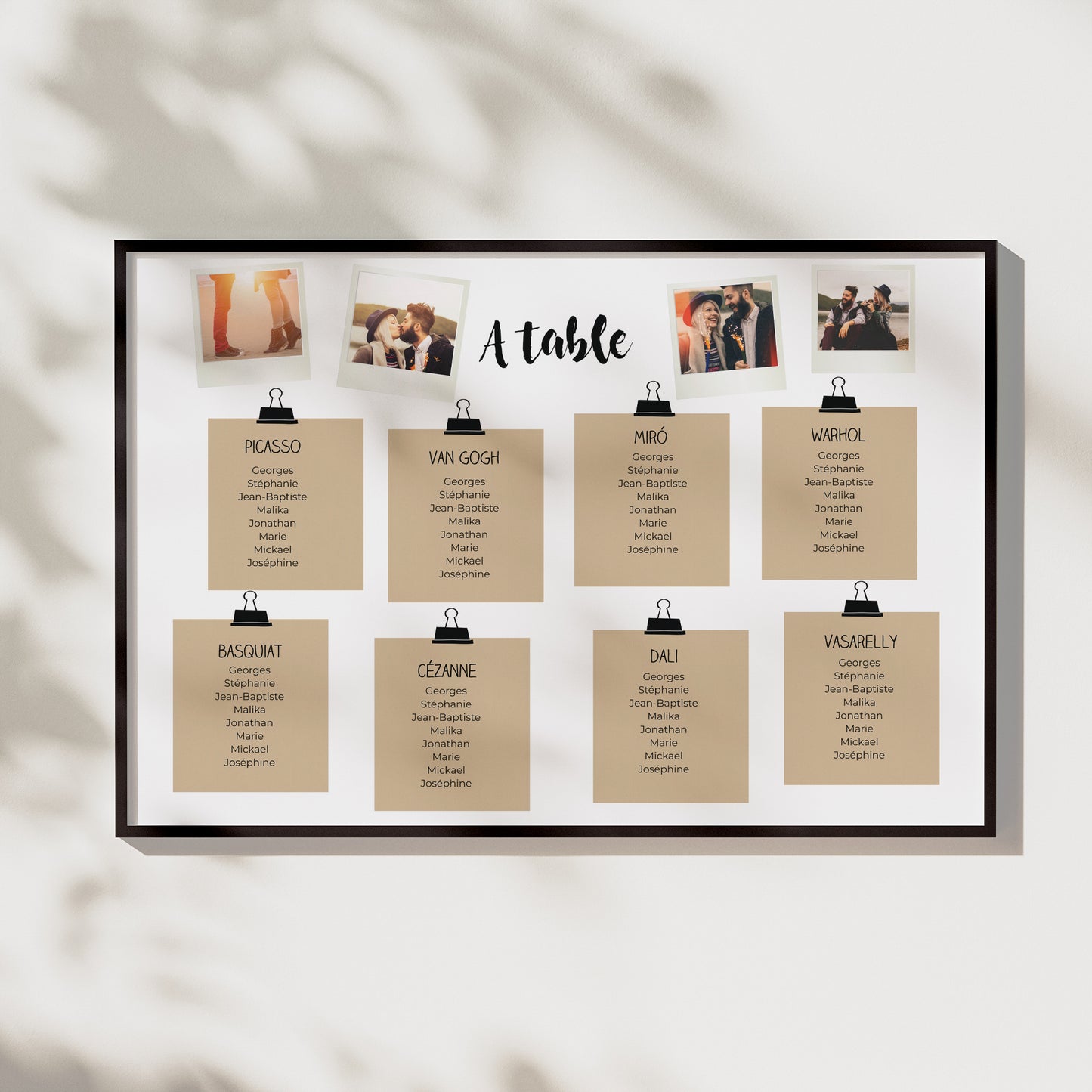 Affiche Photos Paysage 90 x 60 cm Plan de table Art photo N° 1