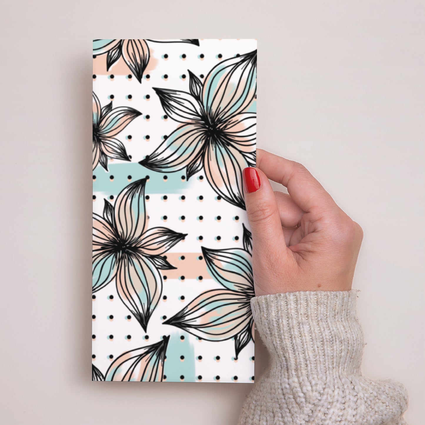 Menu Mariage Panoramique portrait Fleurs Motifs Fun photo N° 3