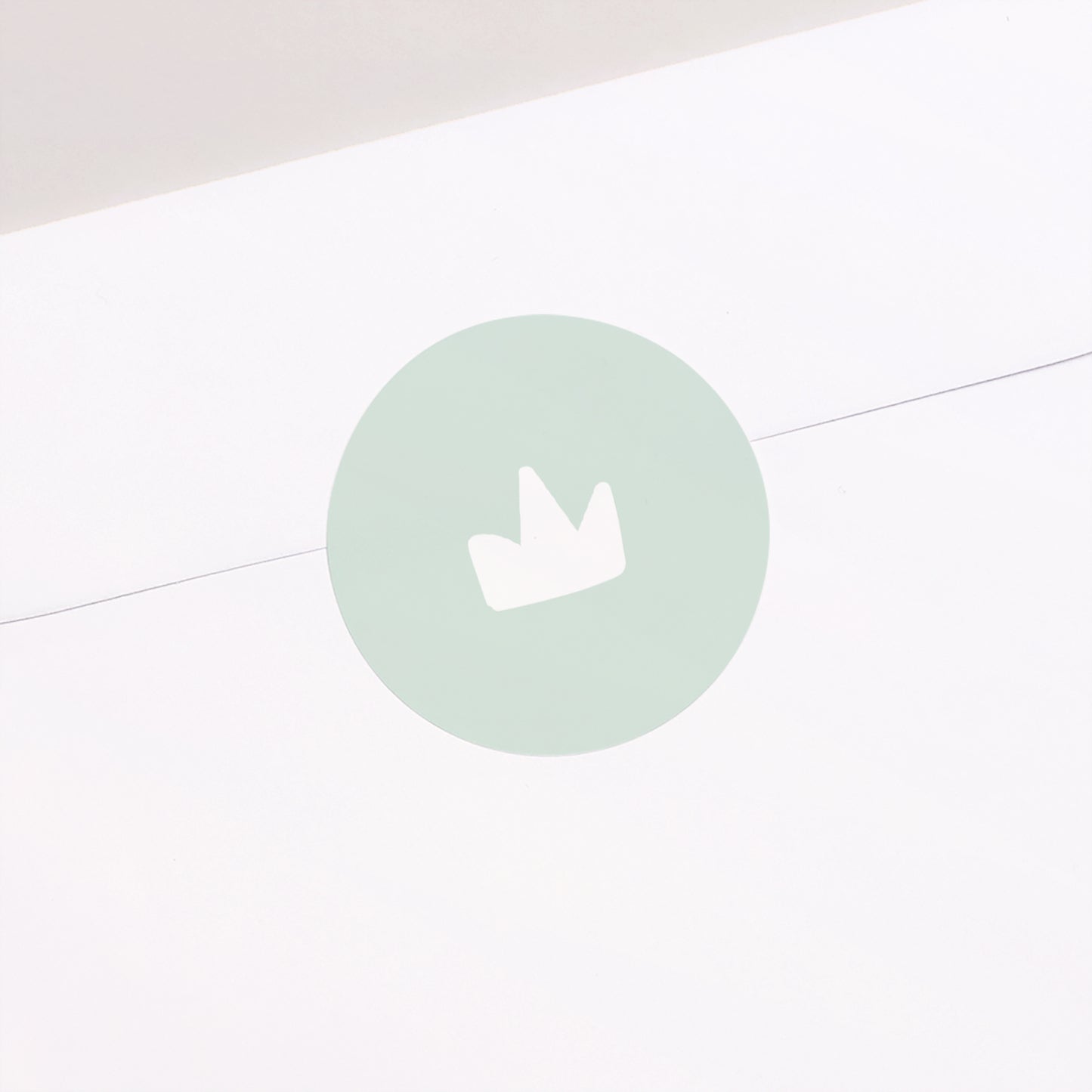 Sticker Naissance Rond Petit roi photo N° 1