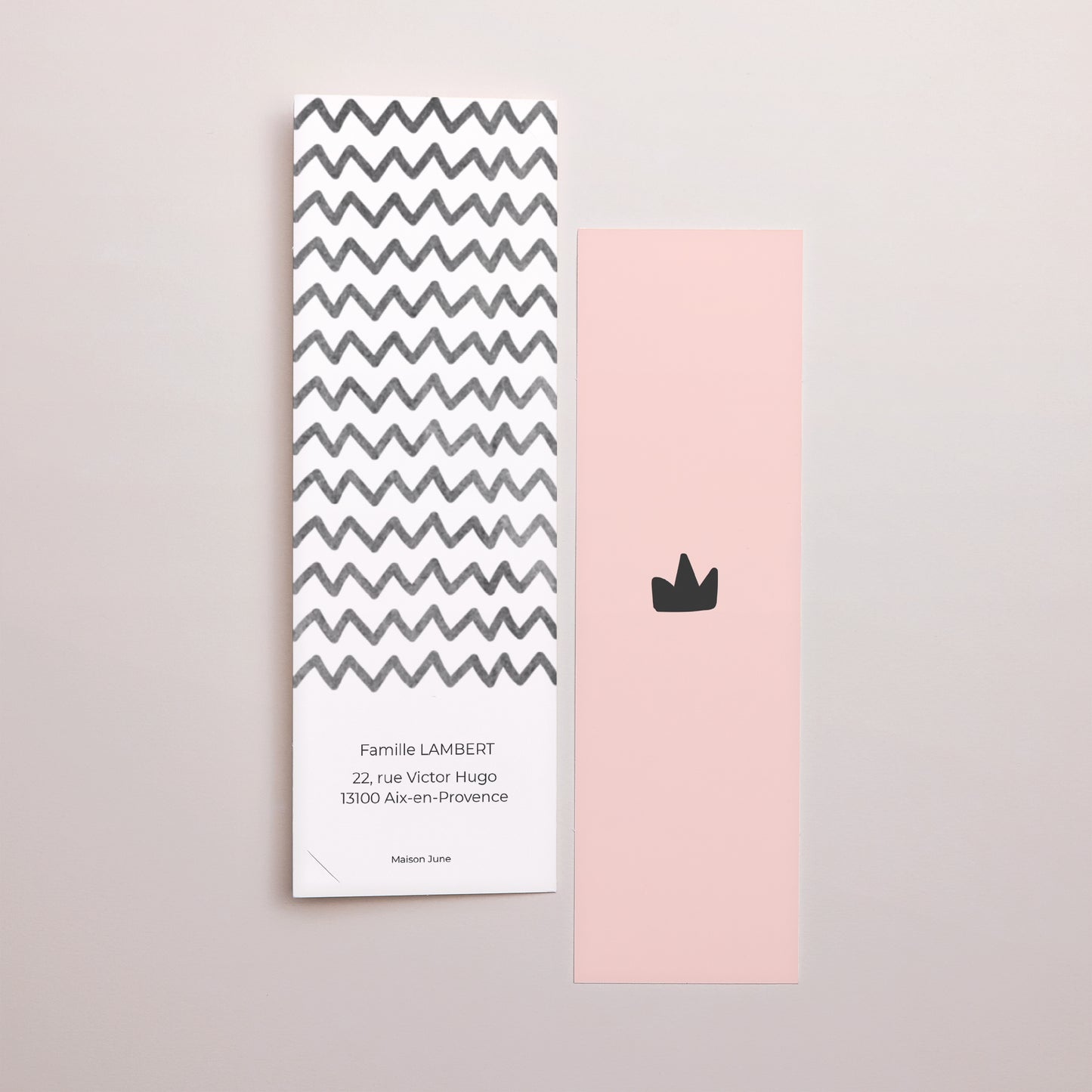 Faire-part Naissance Marque-page photo Petite Reine photo N° 3