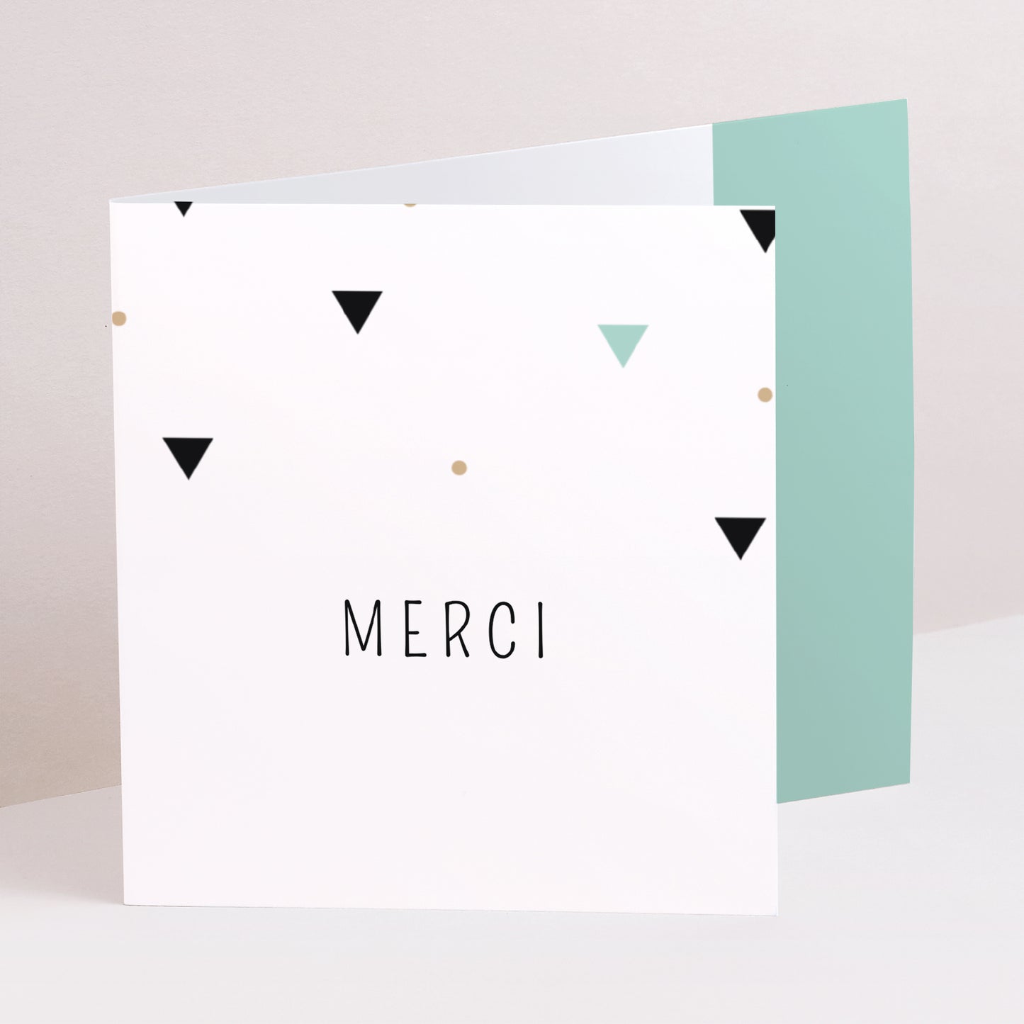 Remerciements Naissance Double volet asymétrique Origami Boy photo N° 1