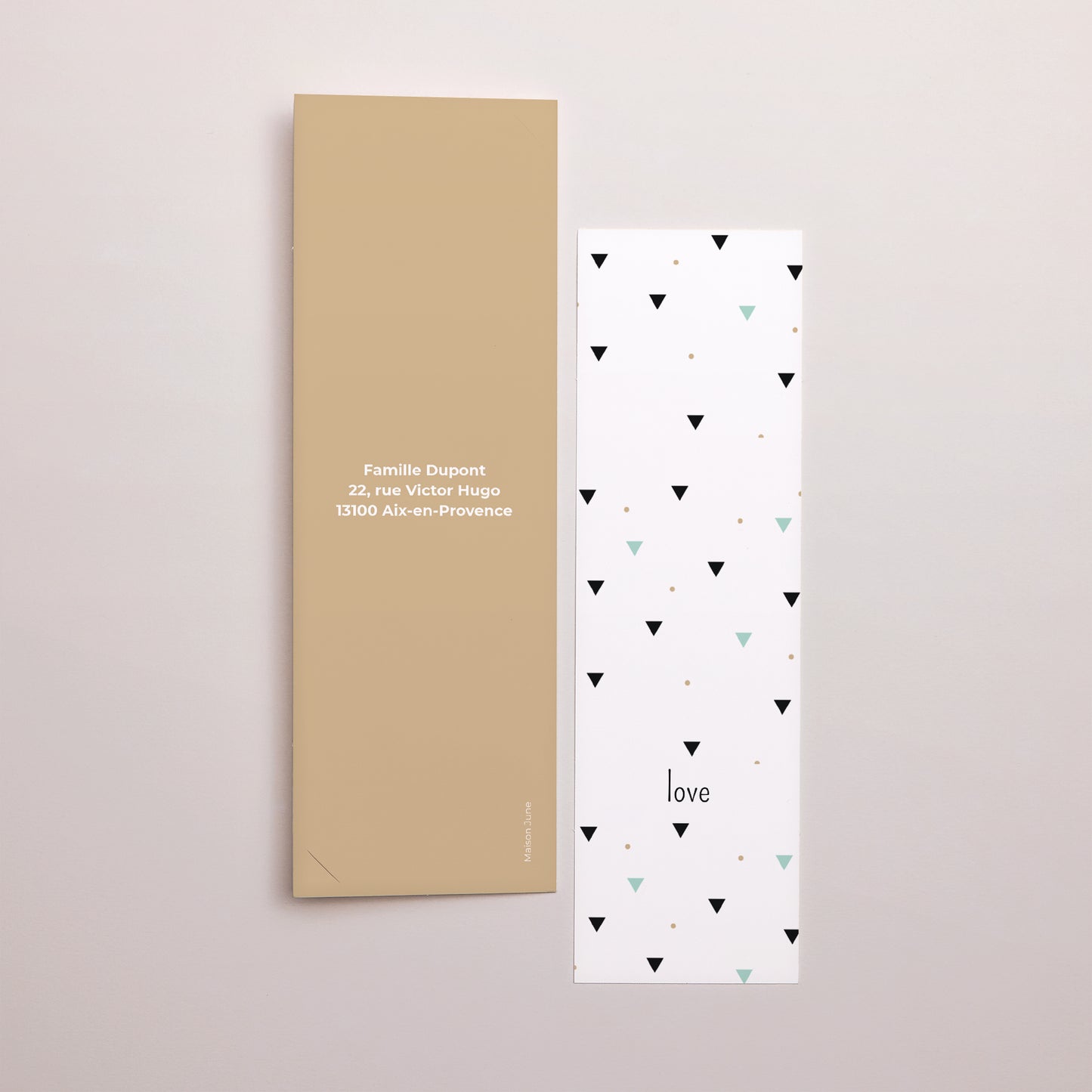 Faire-part Naissance Marque-page photo Origami Boy photo N° 3