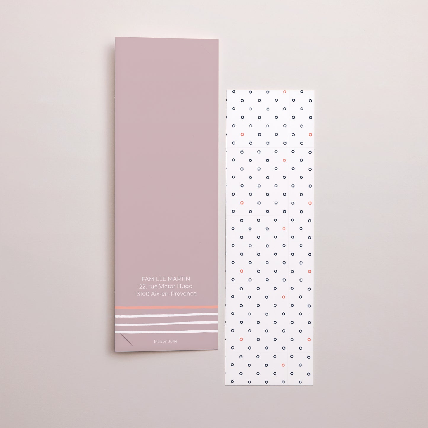 Faire-part Naissance Marque-page photo Marin d'eau douce photo N° 3