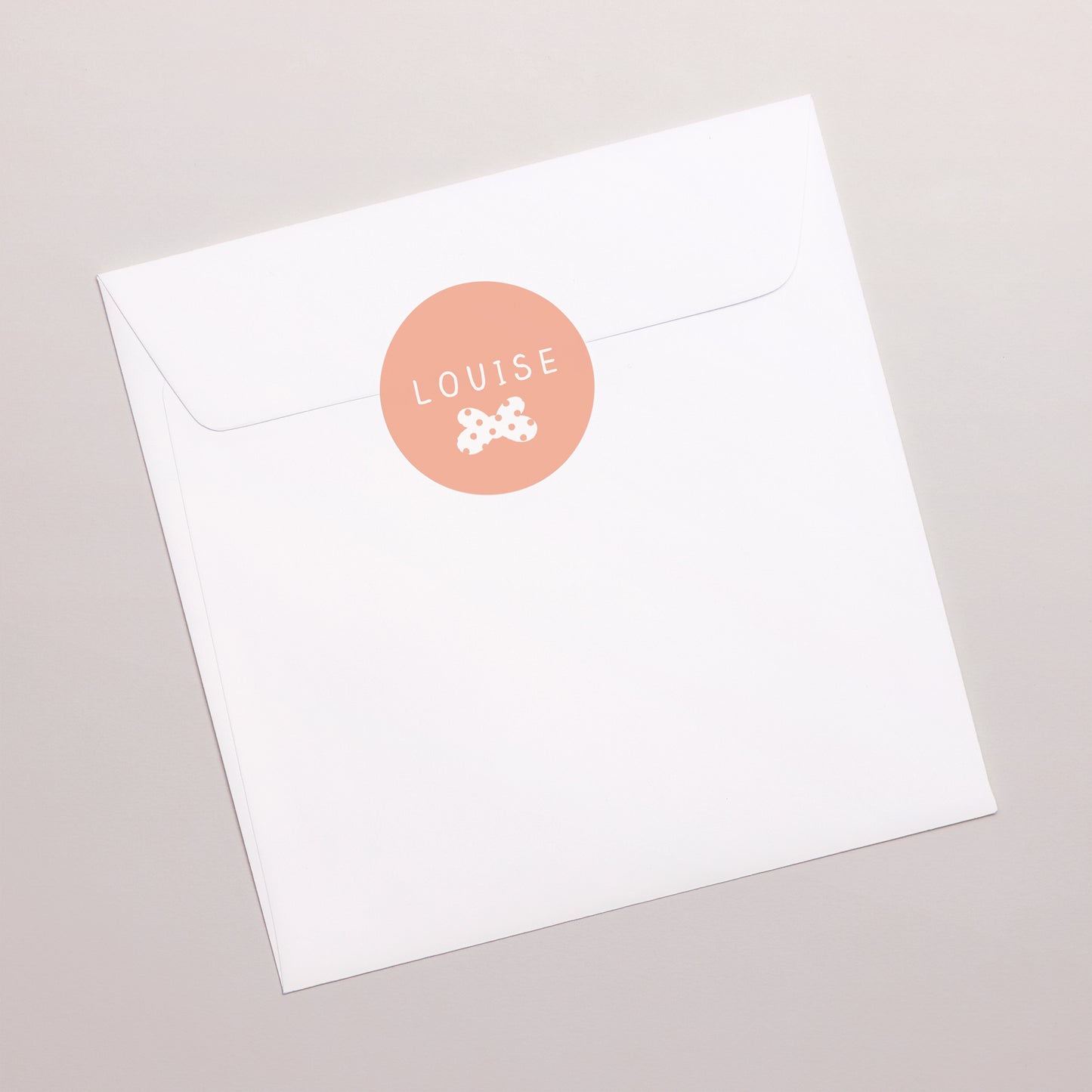 Sticker Naissance Rond Polaroïd Fille photo N° 3