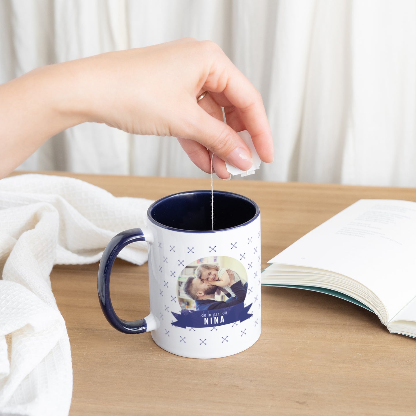 Mug Objets Bleu Papa Vintage photo N° 3