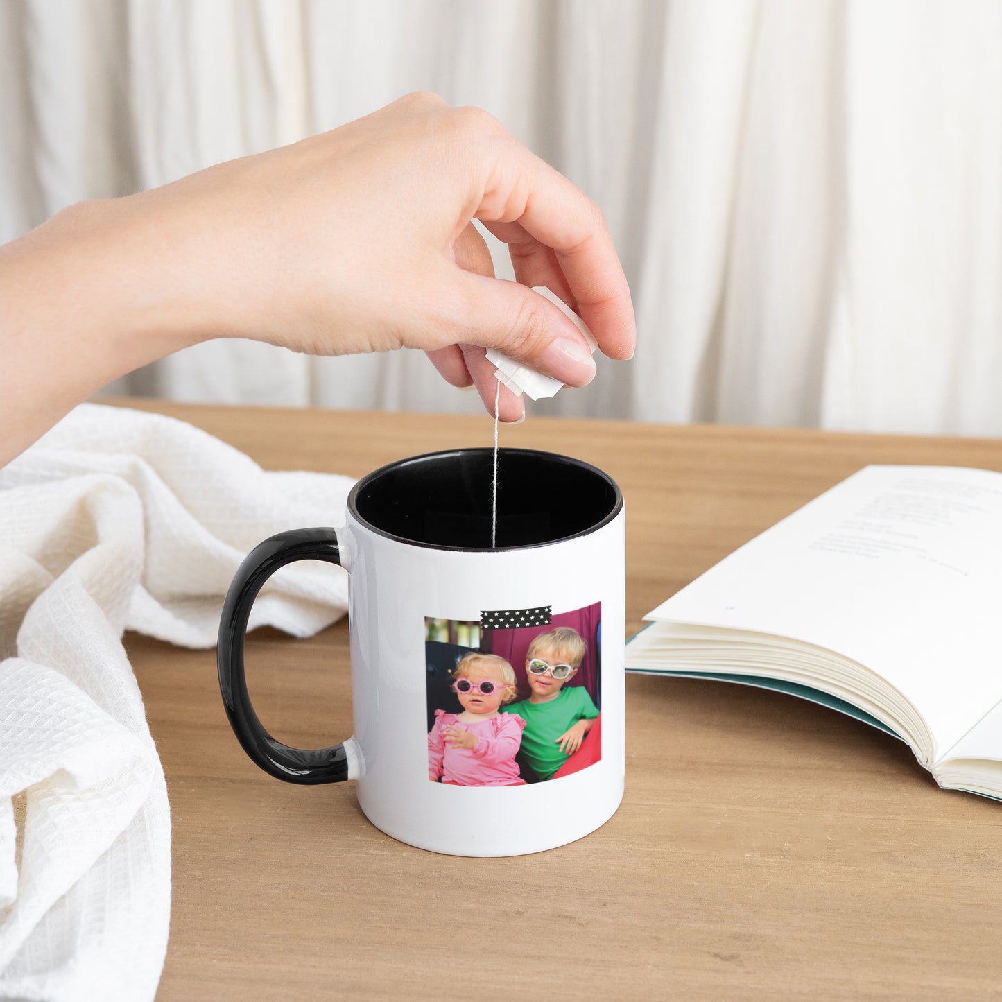 Mug Objets Noir Super Dad photo N° 3