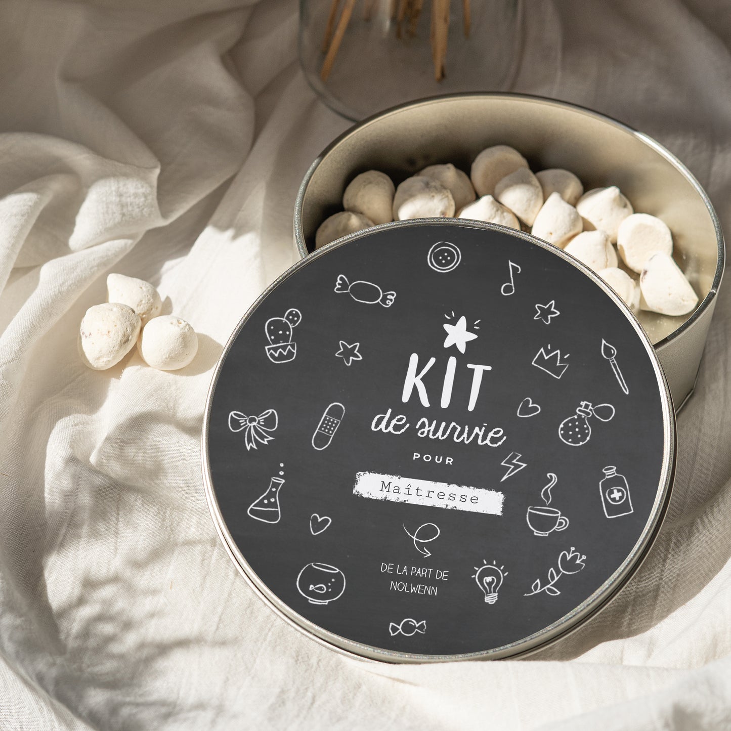 Boite métallique Objets Ronde Kit pour Instit photo N° 2