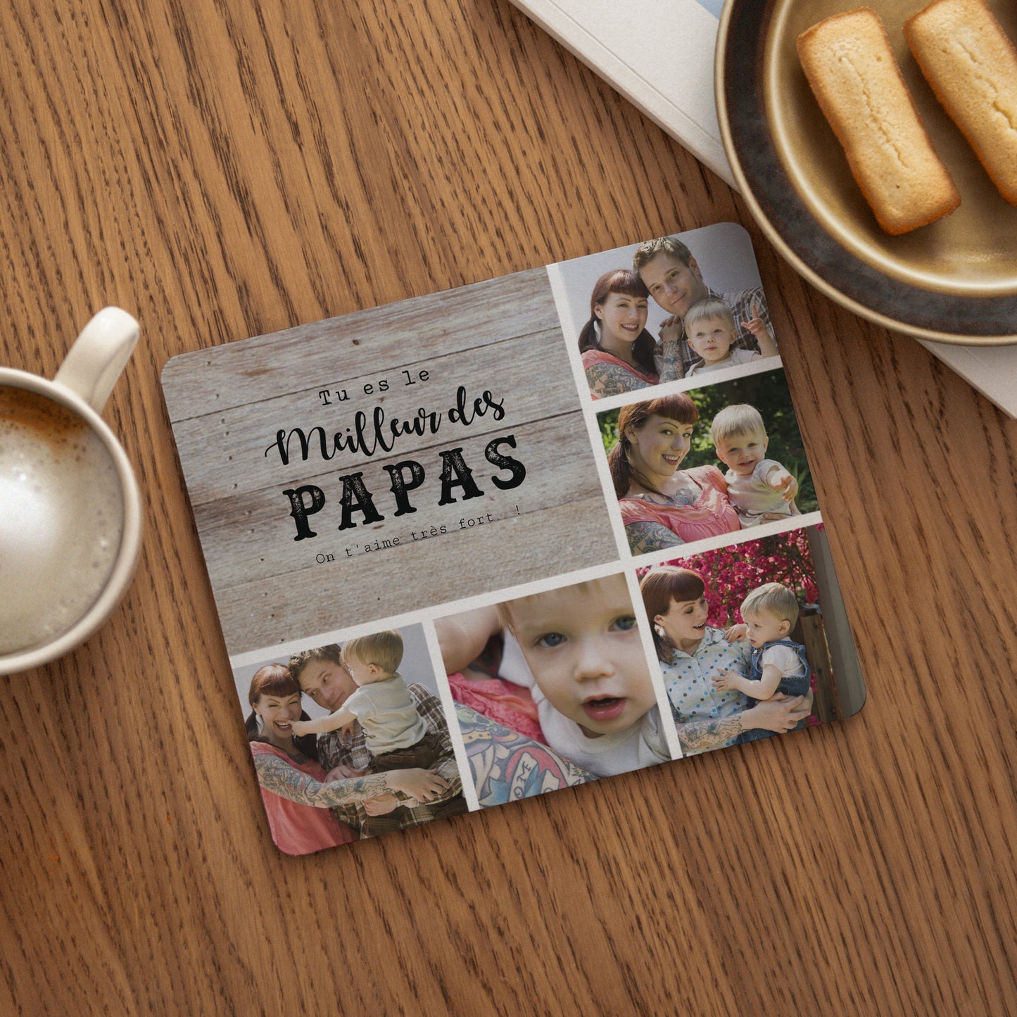 Tapis de souris Objets Rectangle Papa d'Amour II photo N° 1