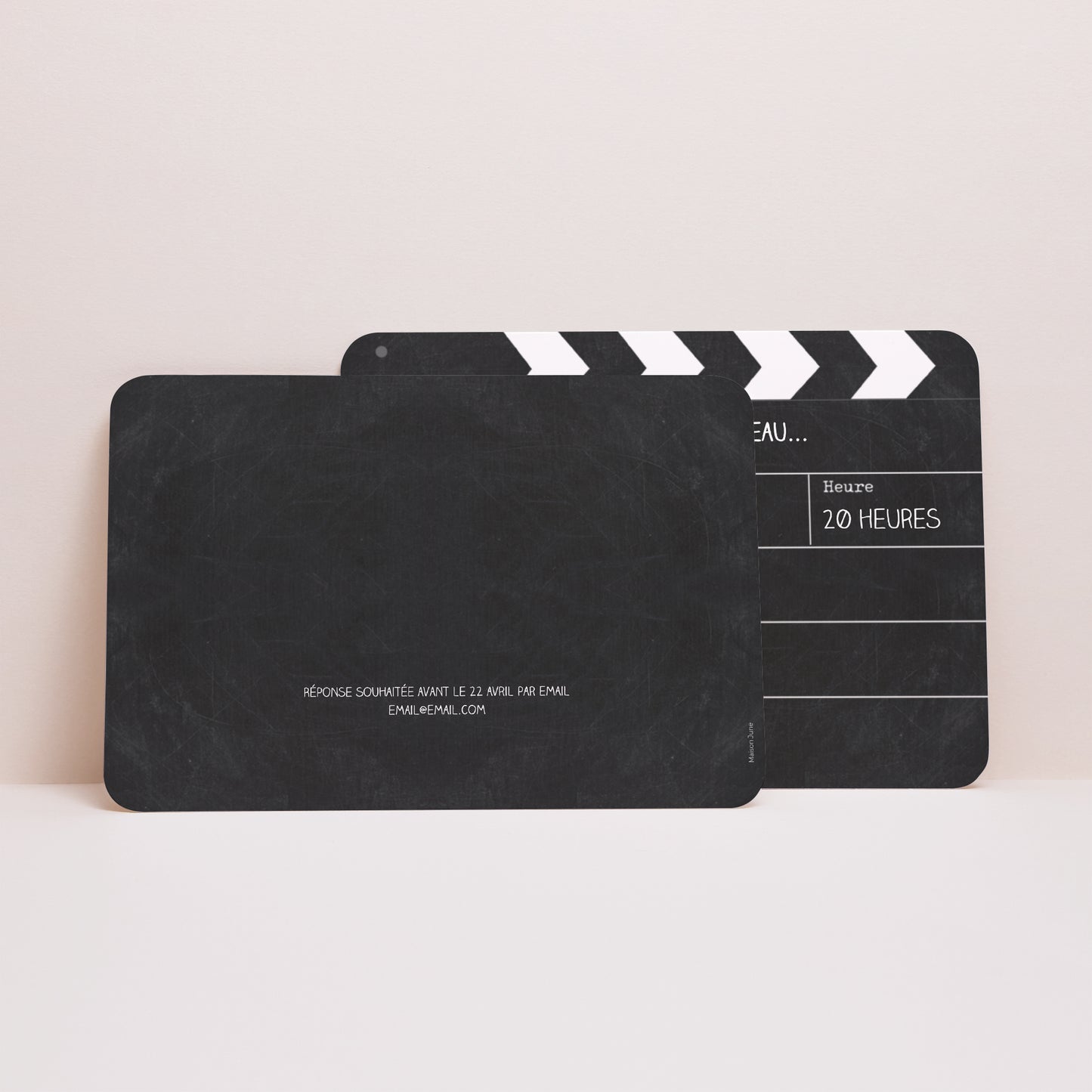 Invitations Anniversaire Adulte Paysage, bords arrondis Le film de l'année photo N° 3